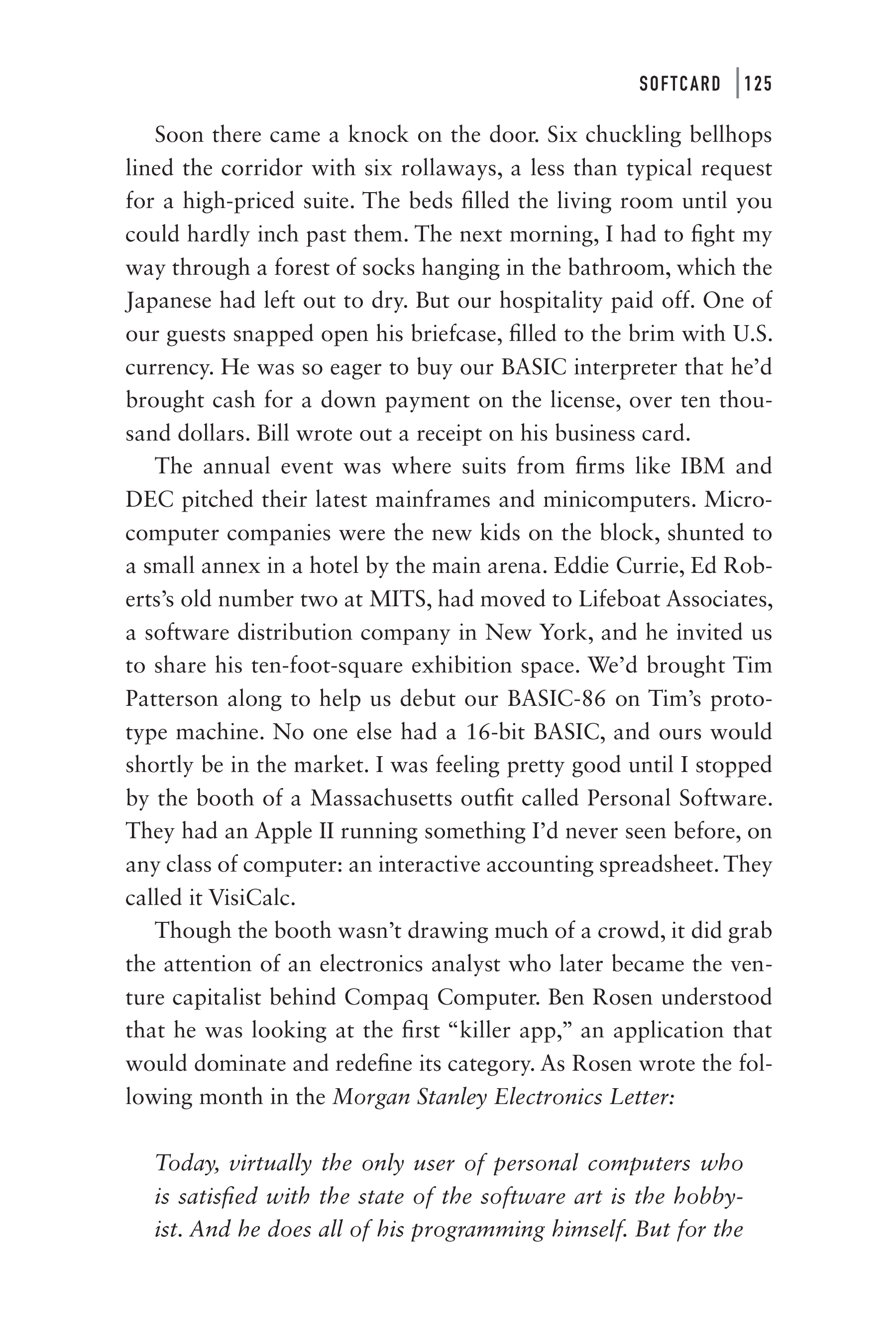 Microsoft Idea Man A Memoir by the Co-founder of Microsoft Biography — page 137