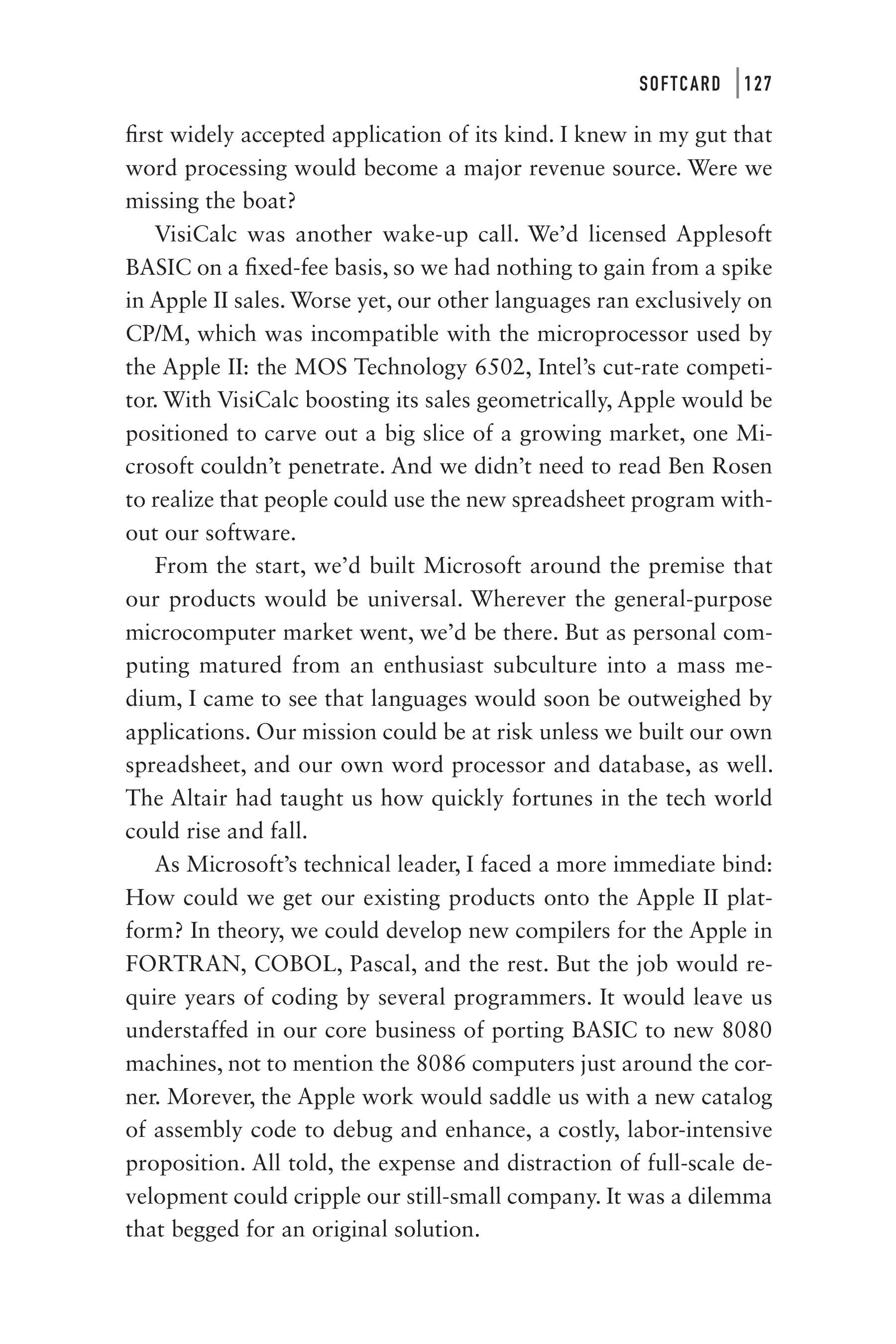 Microsoft Idea Man A Memoir by the Co-founder of Microsoft Biography — page 139