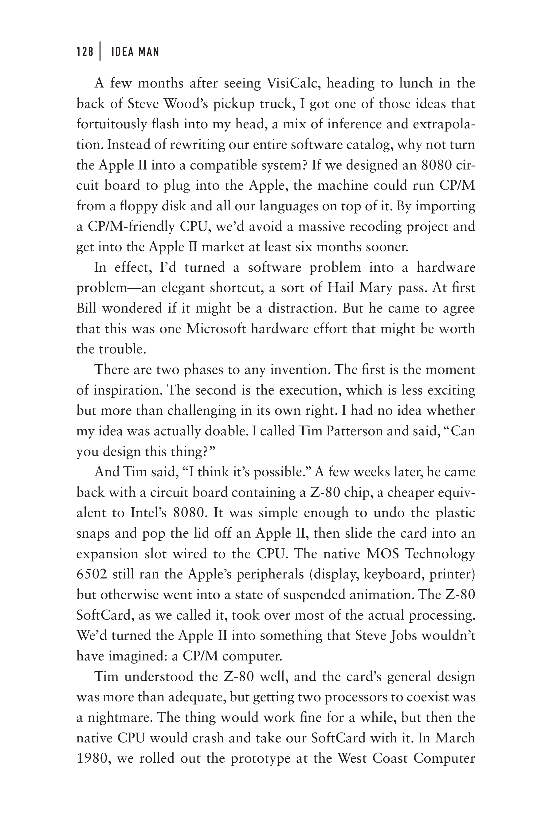 Microsoft Idea Man A Memoir by the Co-founder of Microsoft Biography — page 140