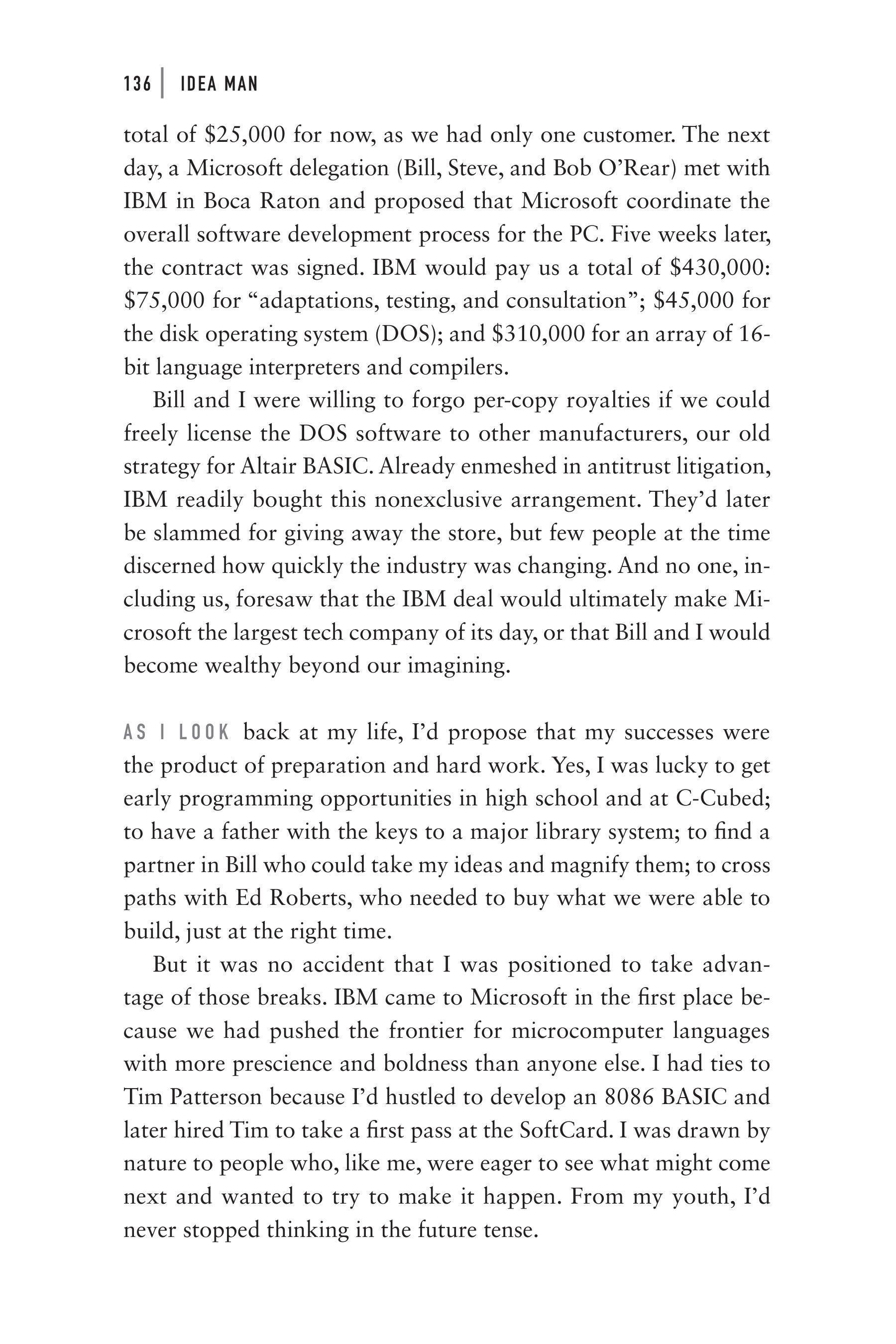 Microsoft Idea Man A Memoir by the Co-founder of Microsoft Biography — page 148