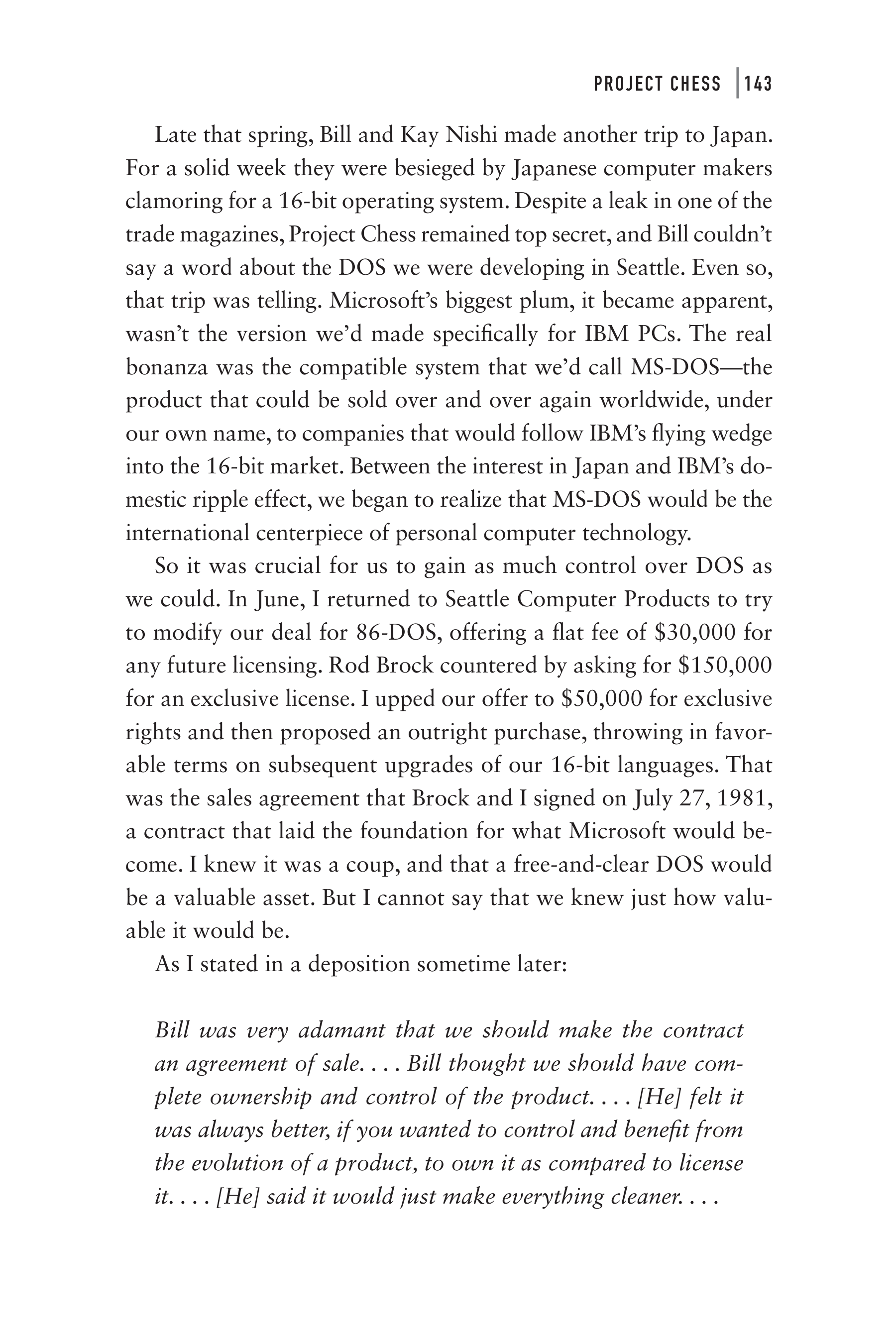 Microsoft Idea Man A Memoir by the Co-founder of Microsoft Biography — page 155