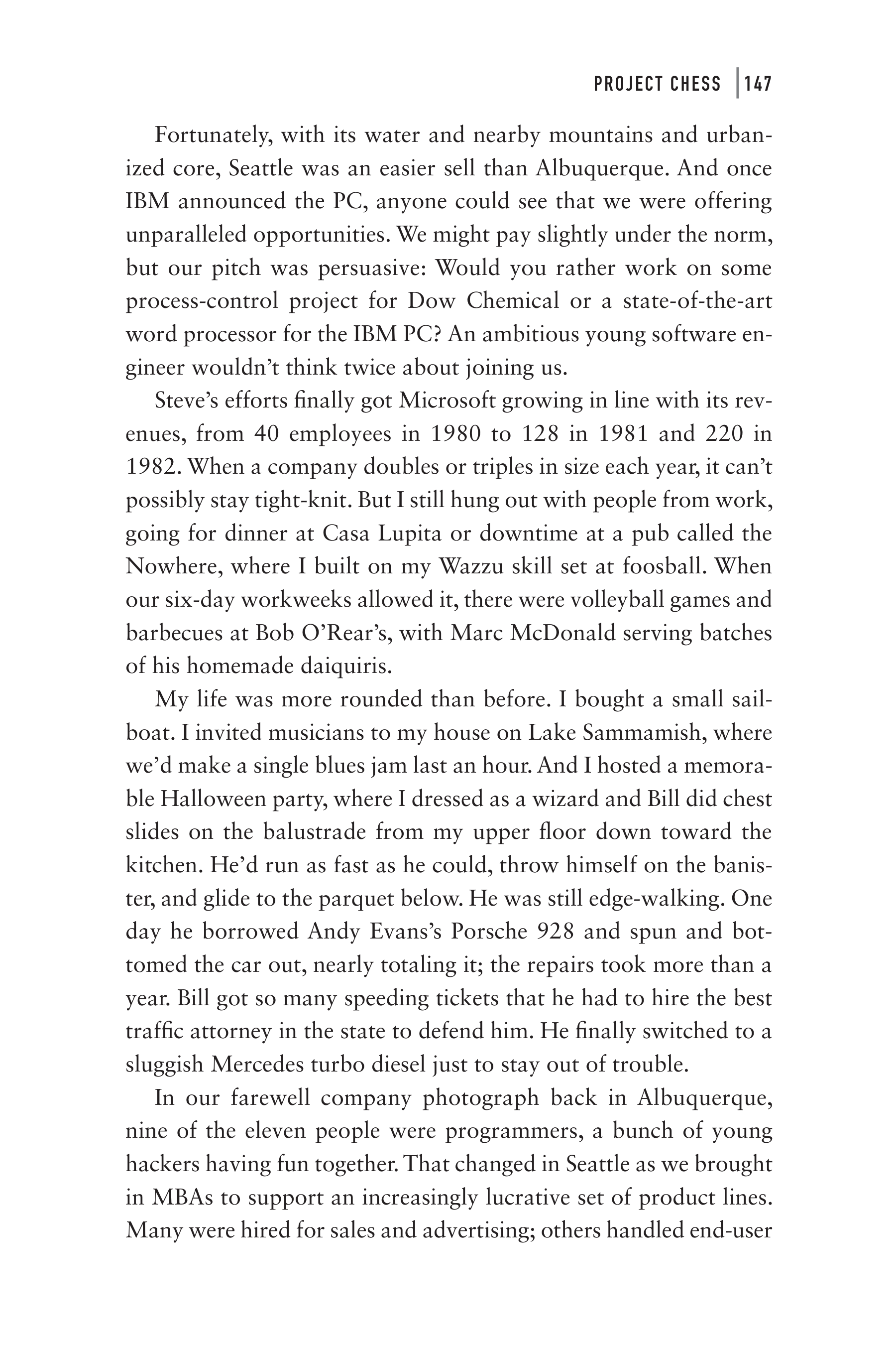 Microsoft Idea Man A Memoir by the Co-founder of Microsoft Biography — page 159