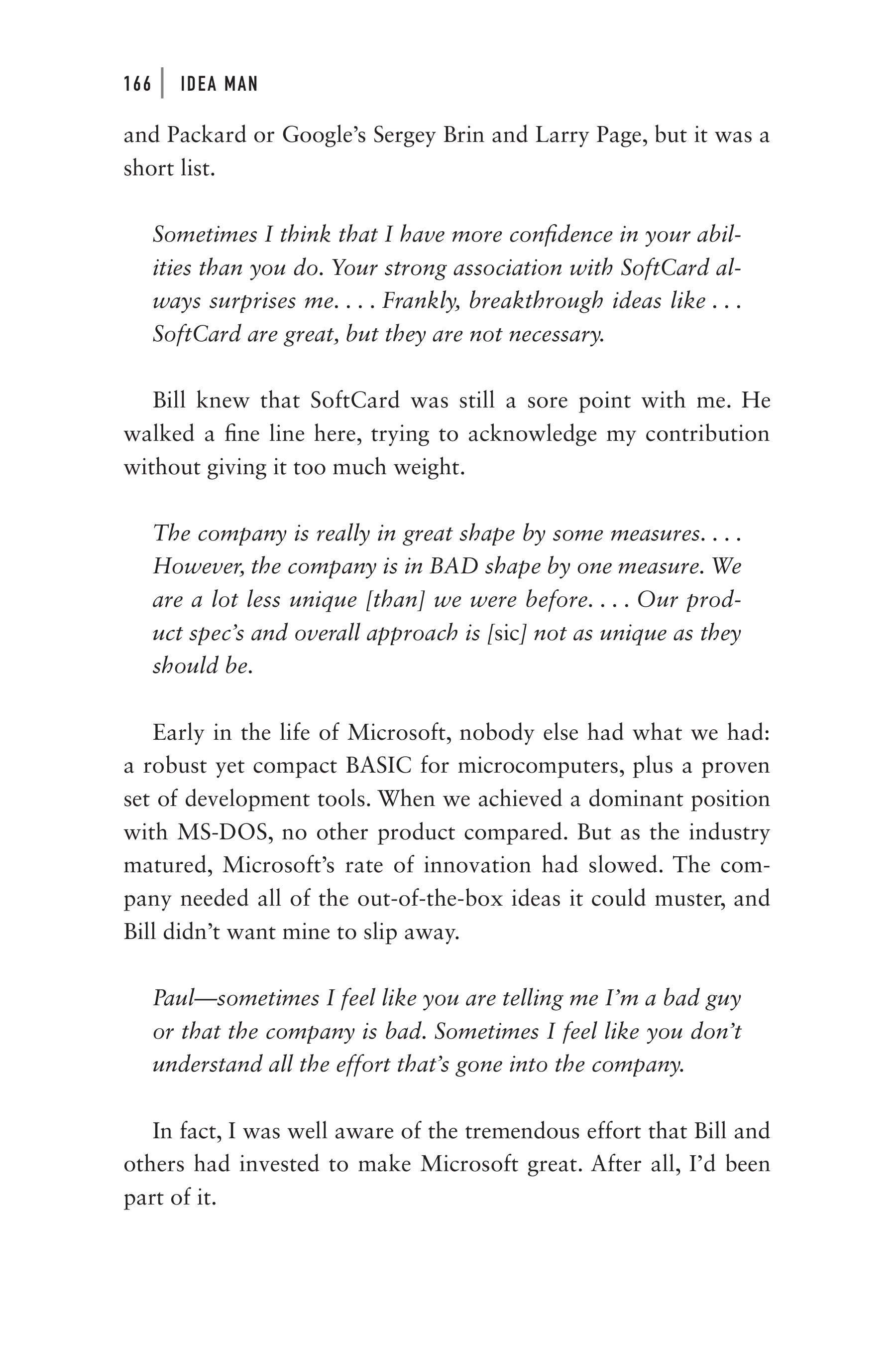 Microsoft Idea Man A Memoir by the Co-founder of Microsoft Biography — page 178