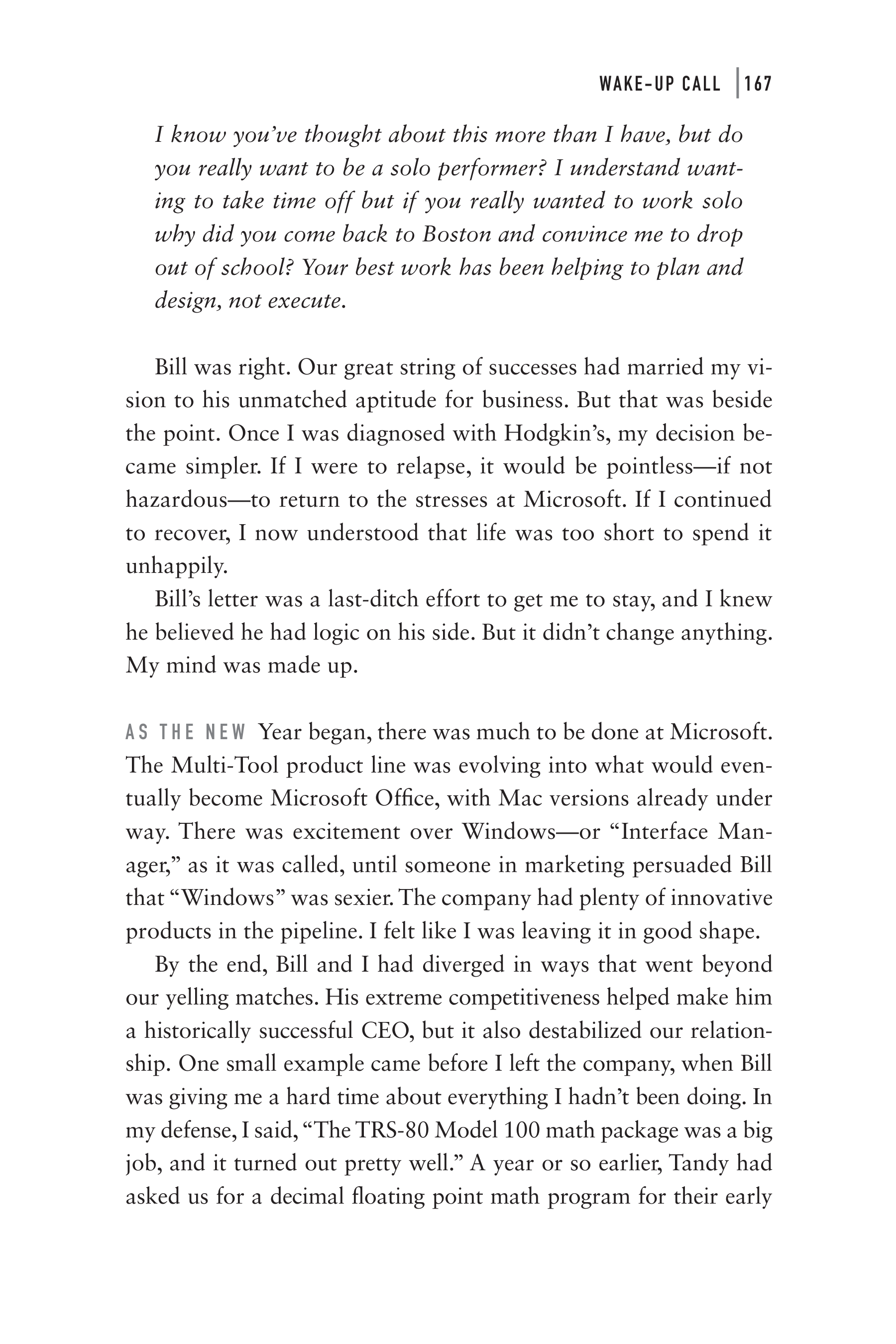 Microsoft Idea Man A Memoir by the Co-founder of Microsoft Biography — page 179