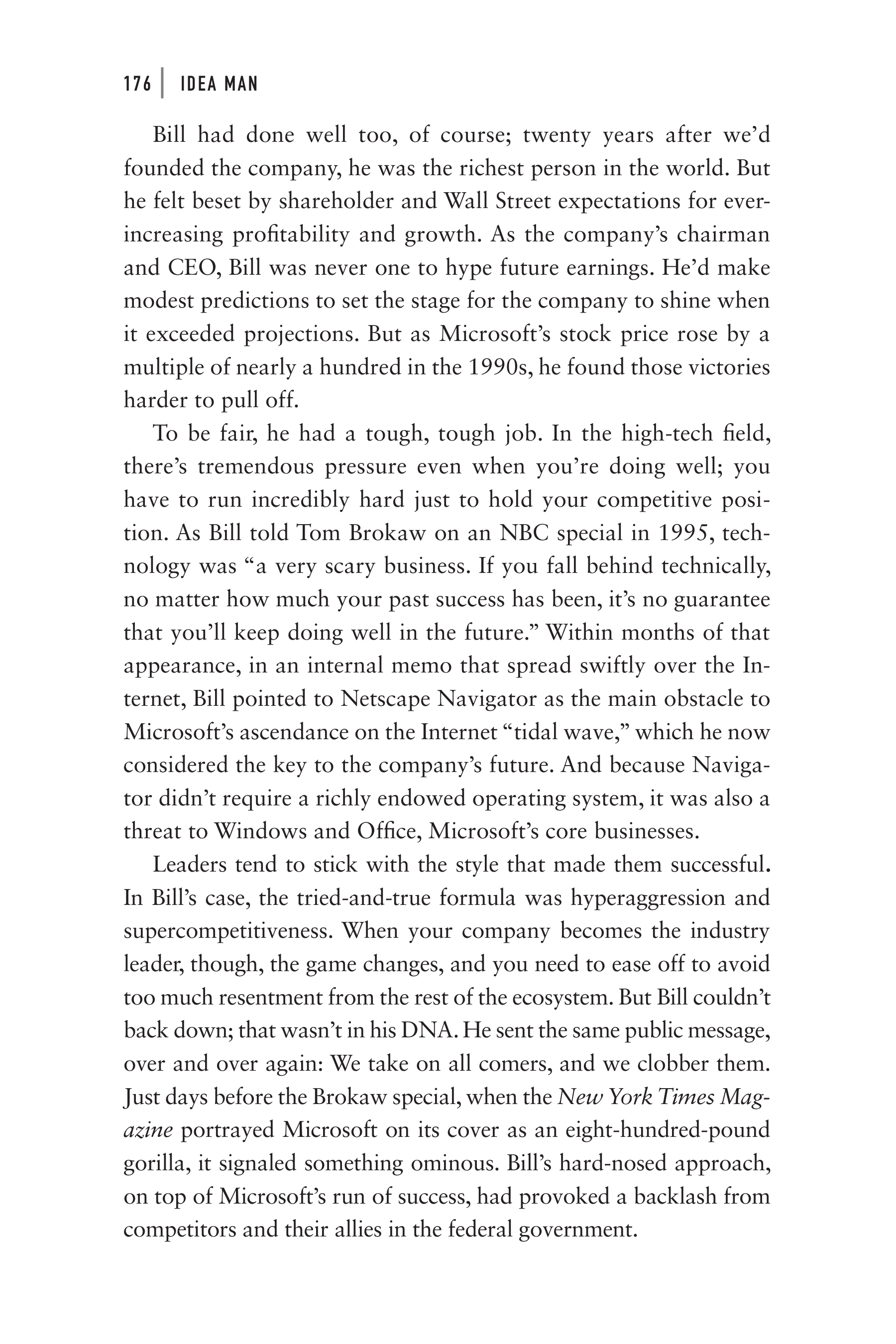 Microsoft Idea Man A Memoir by the Co-founder of Microsoft Biography — page 188