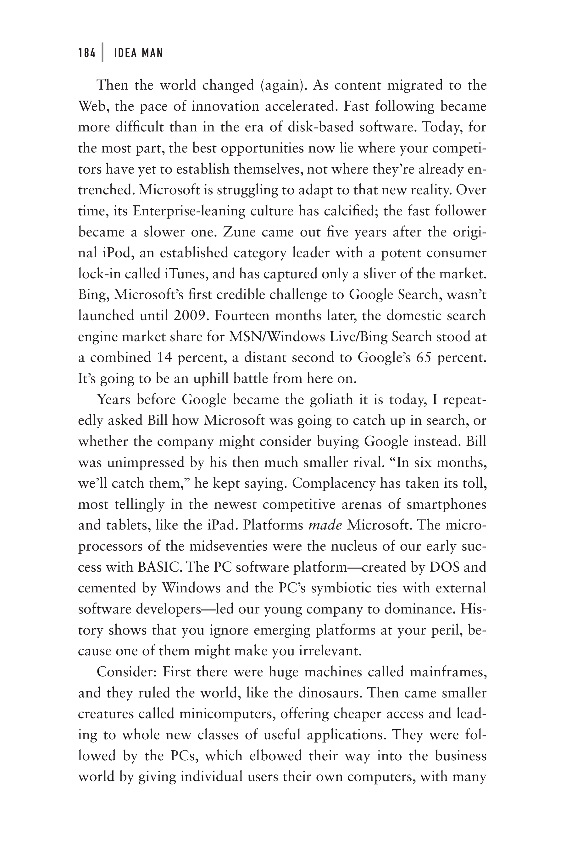 Microsoft Idea Man A Memoir by the Co-founder of Microsoft Biography — page 196