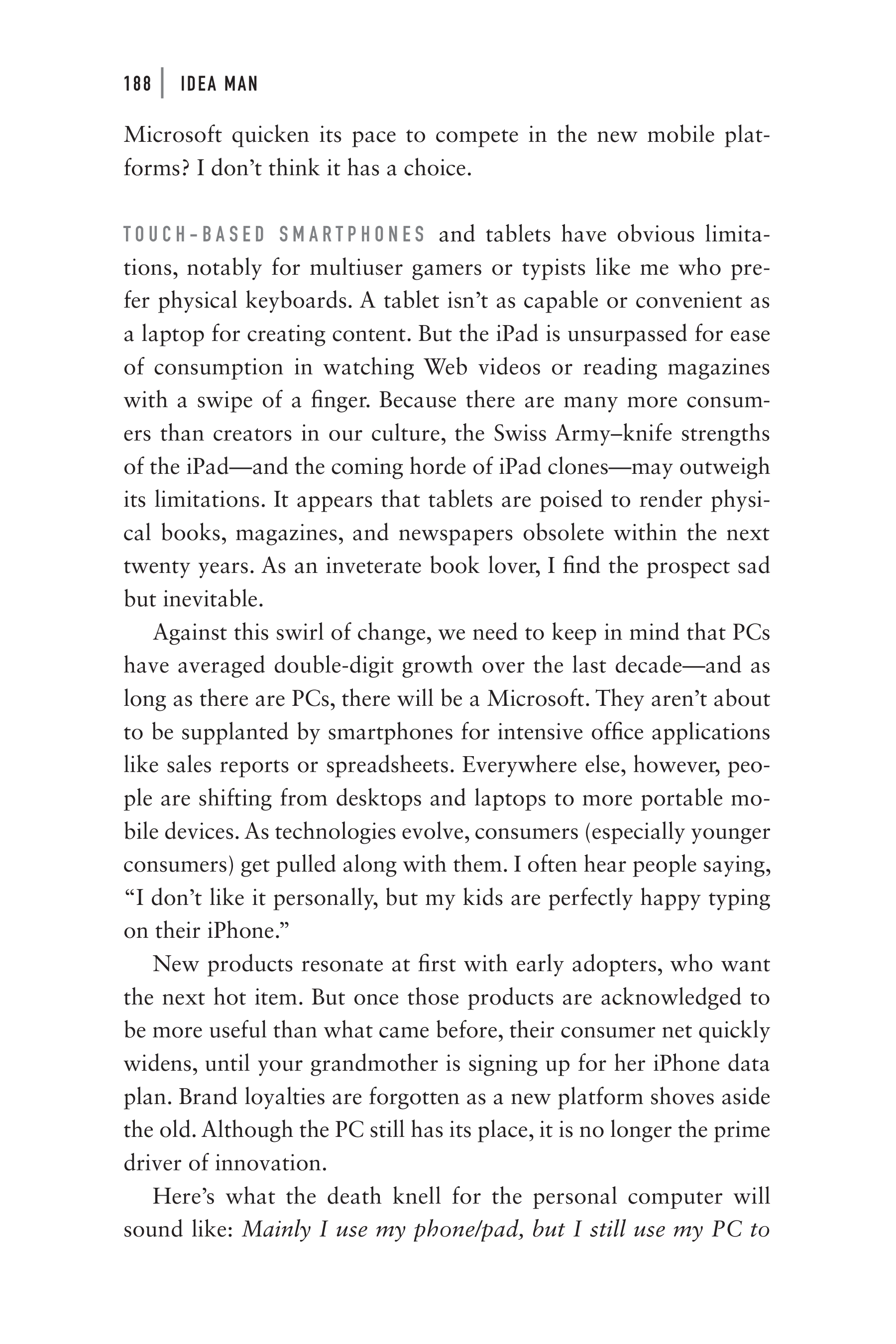 Microsoft Idea Man A Memoir by the Co-founder of Microsoft Biography — page 200