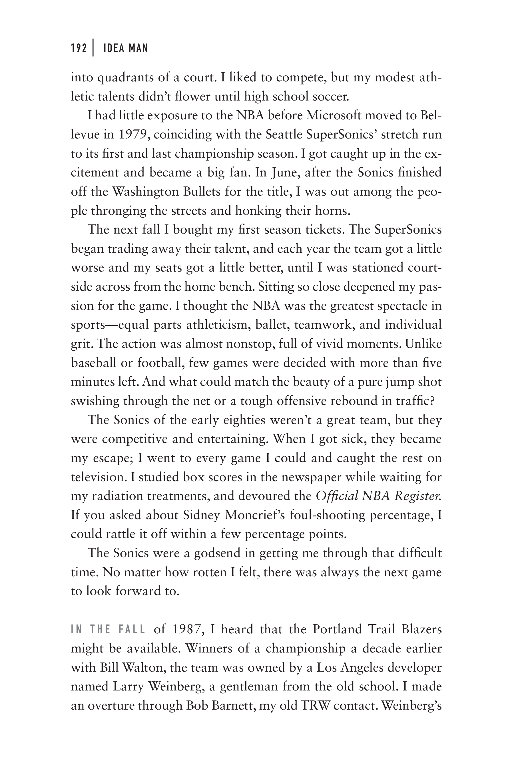 Microsoft Idea Man A Memoir by the Co-founder of Microsoft Biography — page 204
