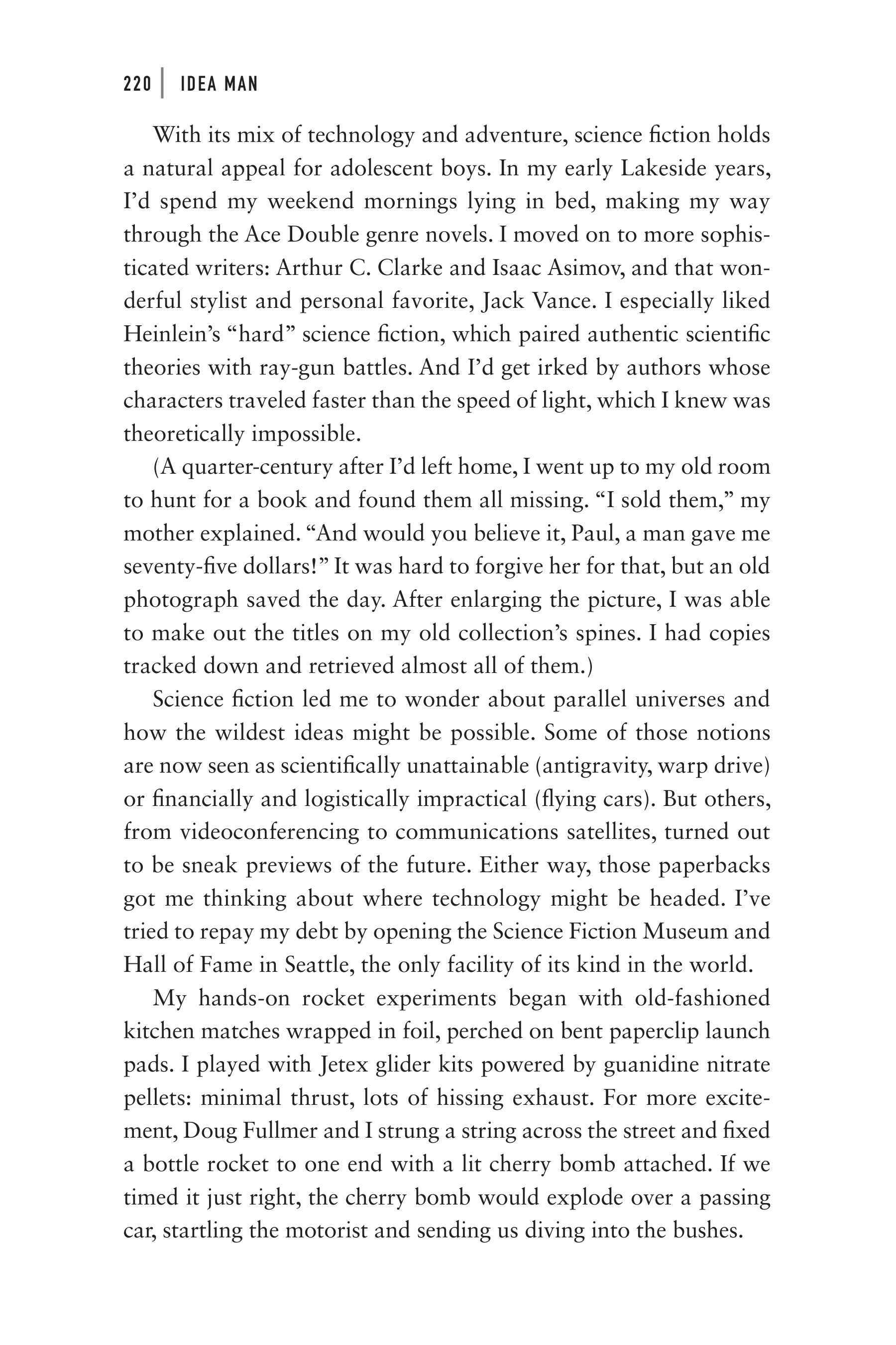 Microsoft Idea Man A Memoir by the Co-founder of Microsoft Biography — page 232