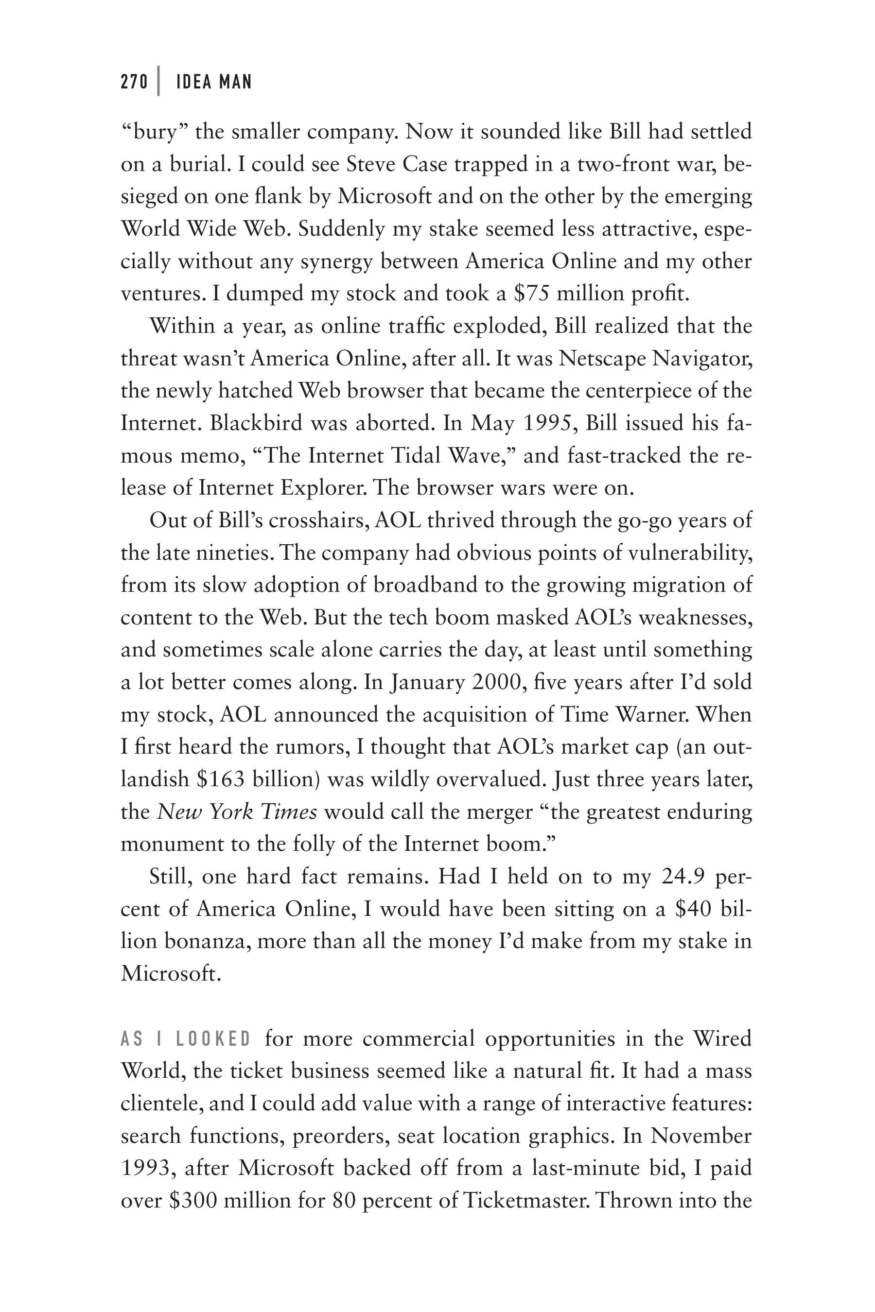 Microsoft Idea Man A Memoir by the Co-founder of Microsoft Biography — page 282