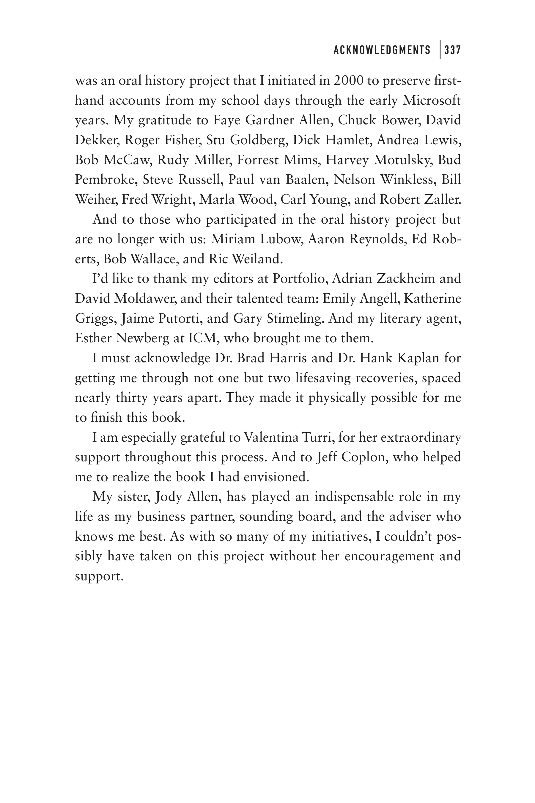 Microsoft Idea Man A Memoir by the Co-founder of Microsoft Biography — page 349