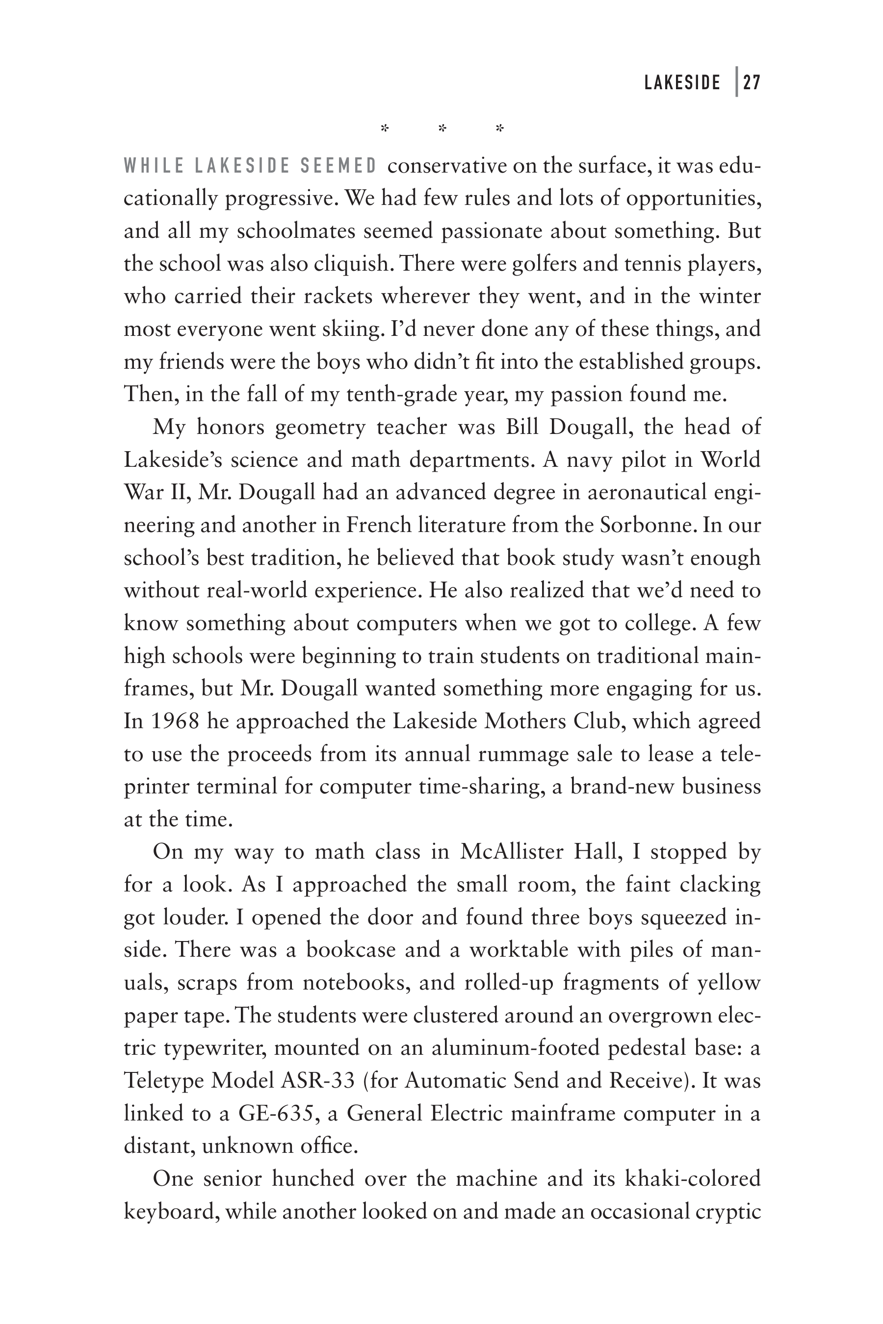 Microsoft Idea Man A Memoir by the Co-founder of Microsoft Biography — page 39