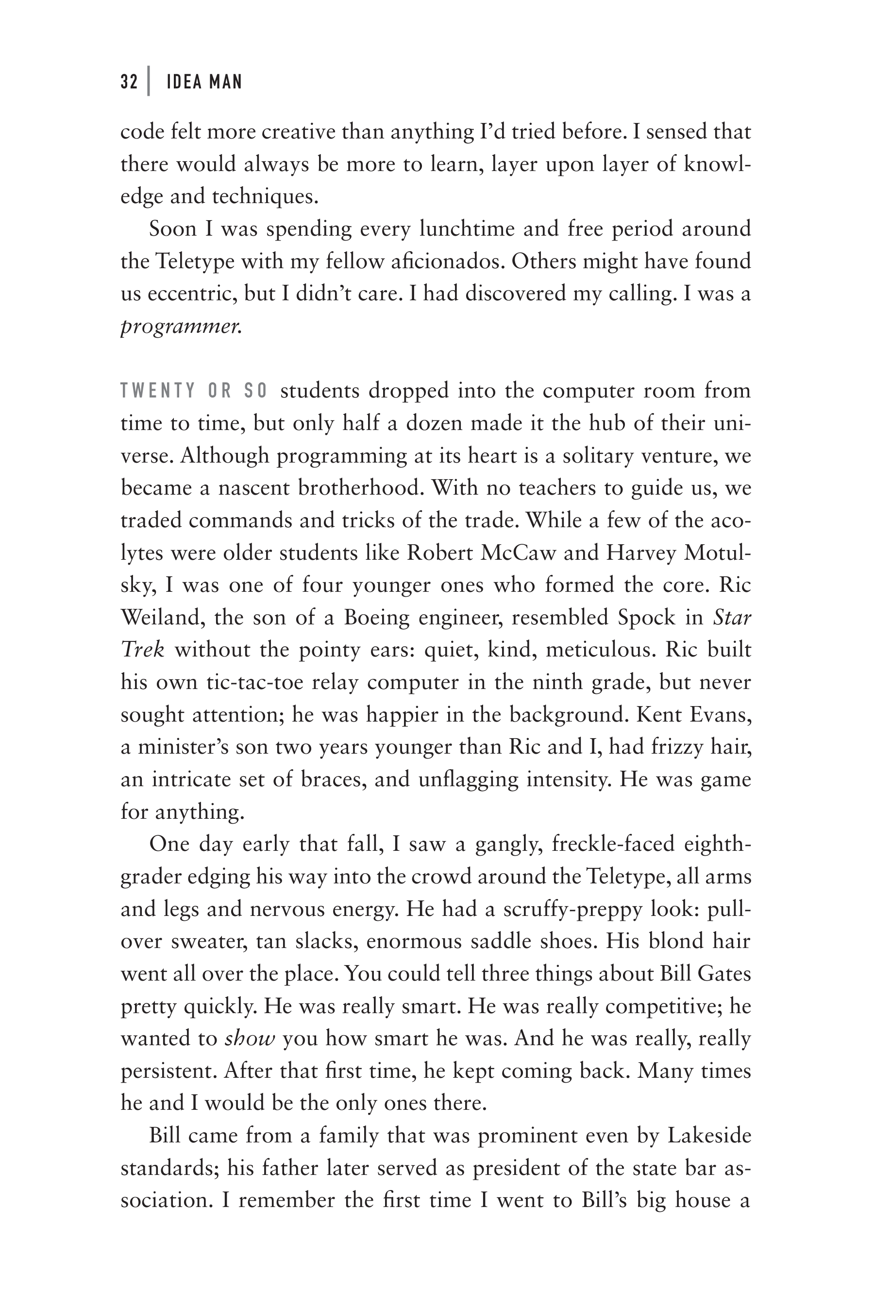 Microsoft Idea Man A Memoir by the Co-founder of Microsoft Biography — page 44
