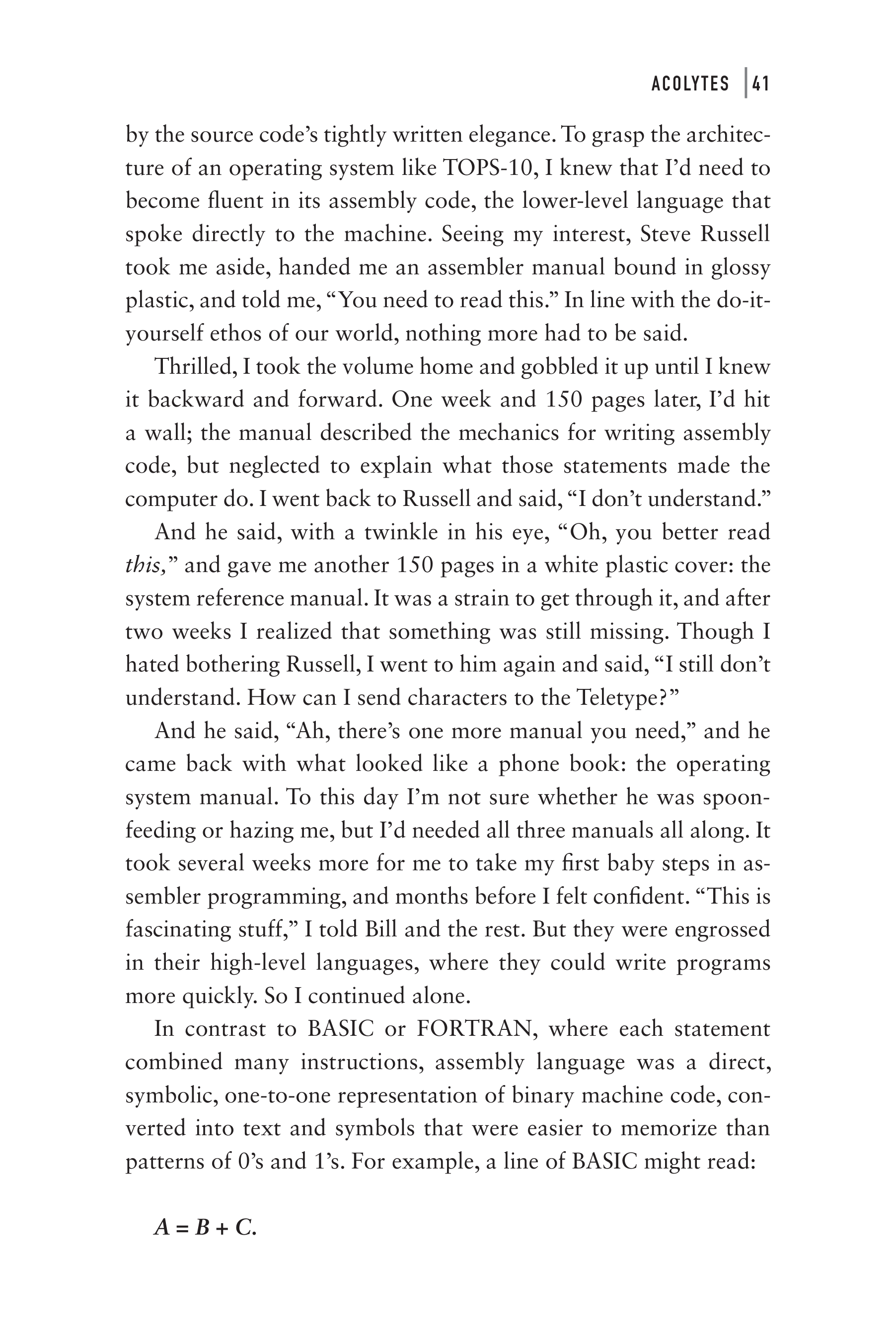 Microsoft Idea Man A Memoir by the Co-founder of Microsoft Biography — page 53