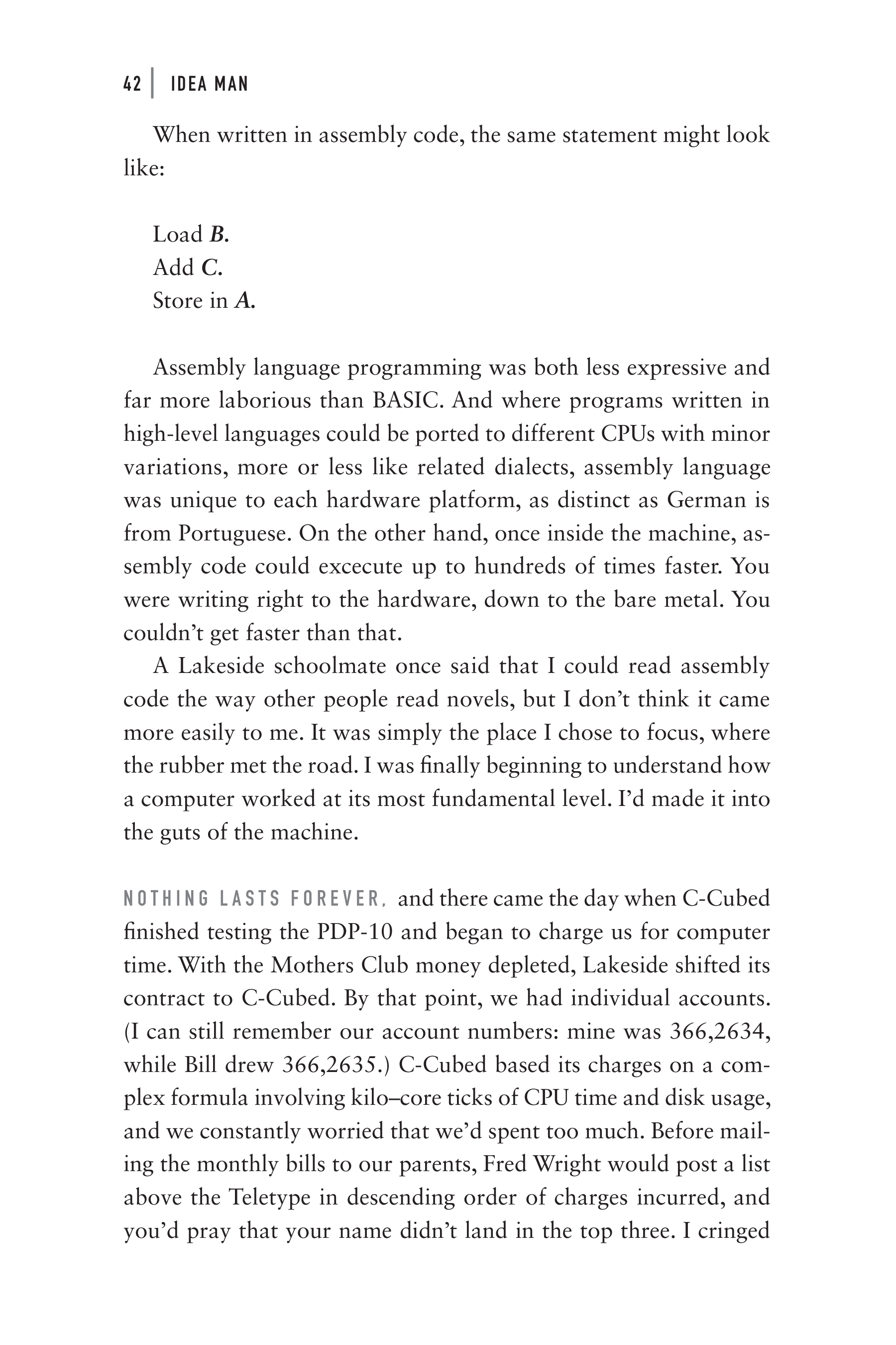 Microsoft Idea Man A Memoir by the Co-founder of Microsoft Biography — page 54