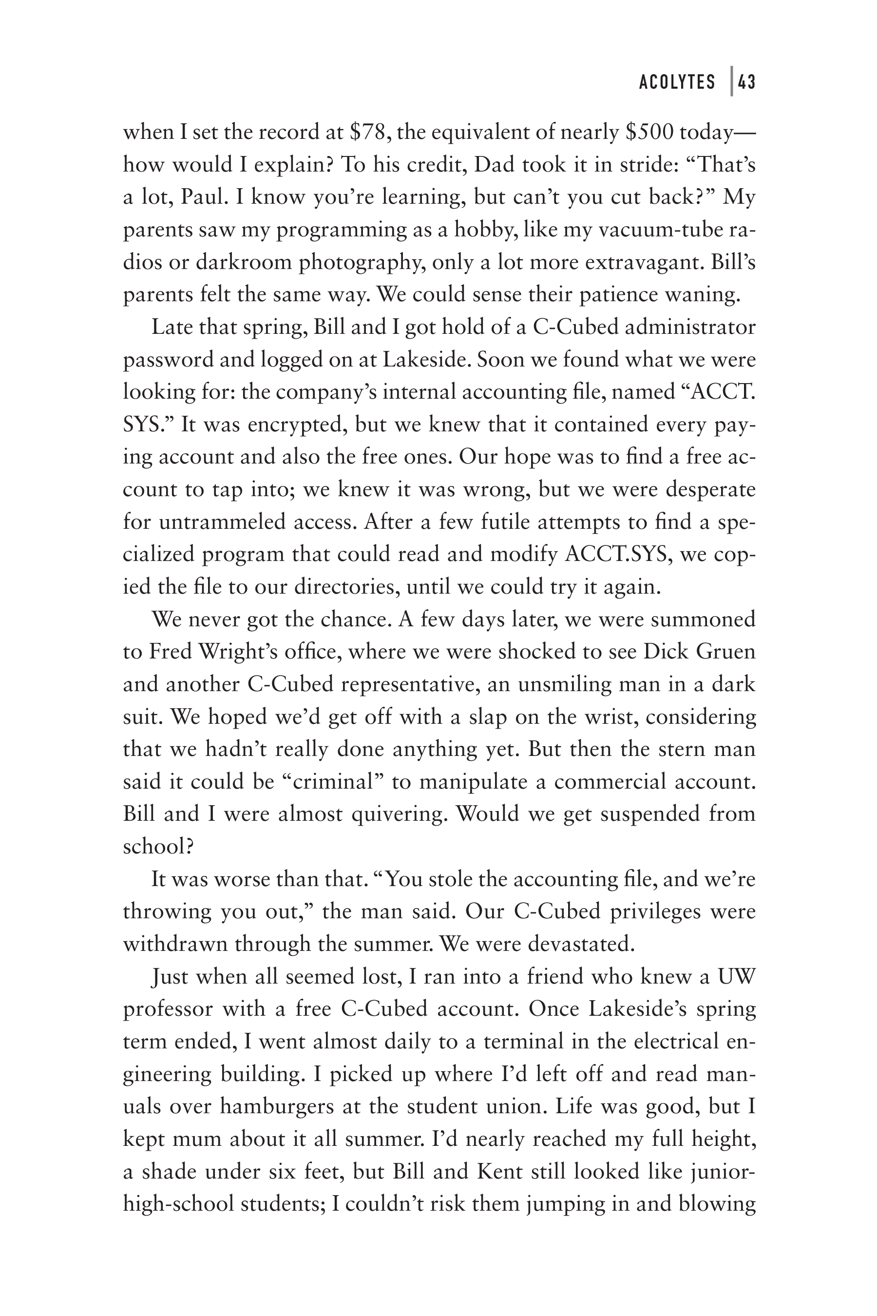 Microsoft Idea Man A Memoir by the Co-founder of Microsoft Biography — page 55