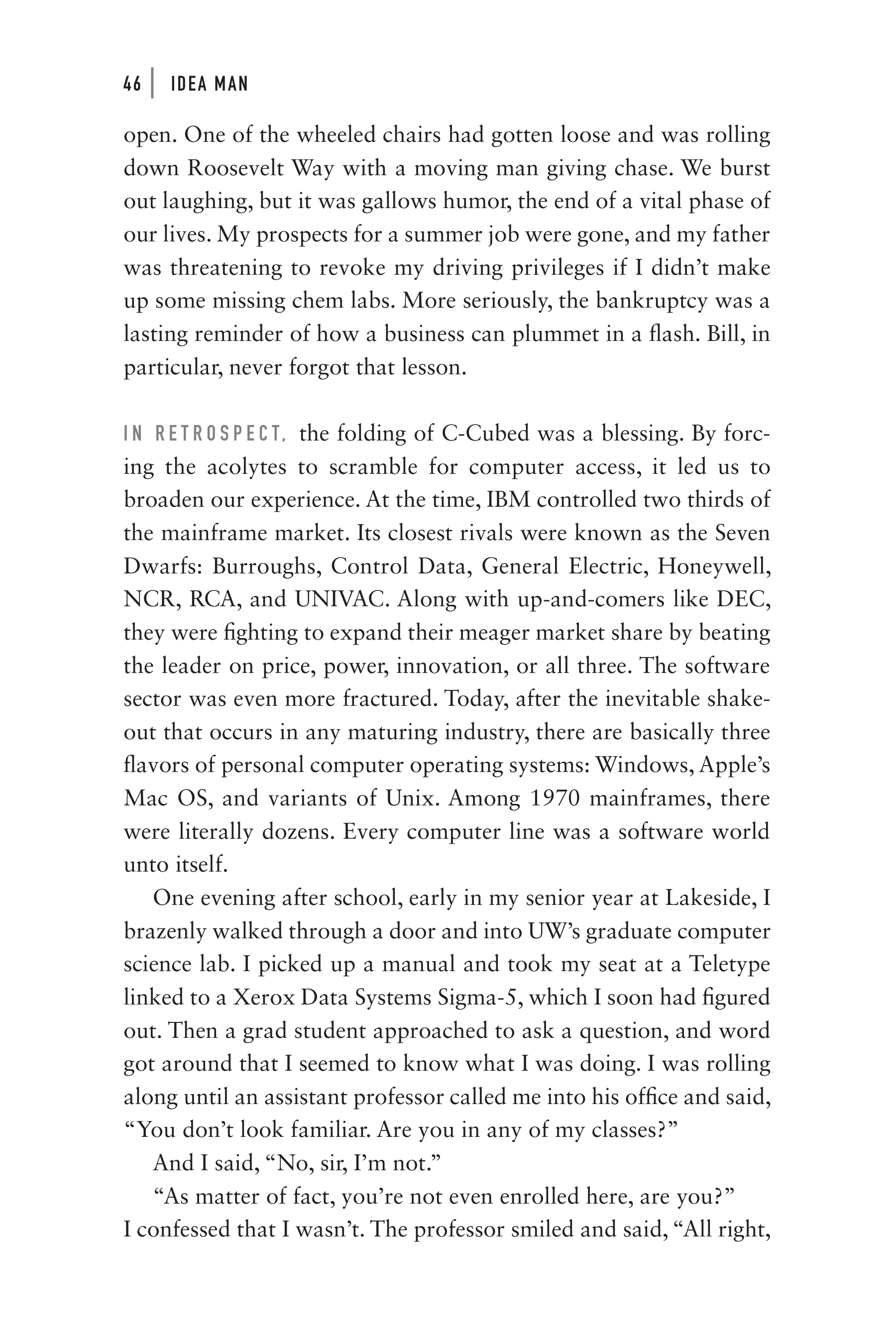 Microsoft Idea Man A Memoir by the Co-founder of Microsoft Biography — page 58