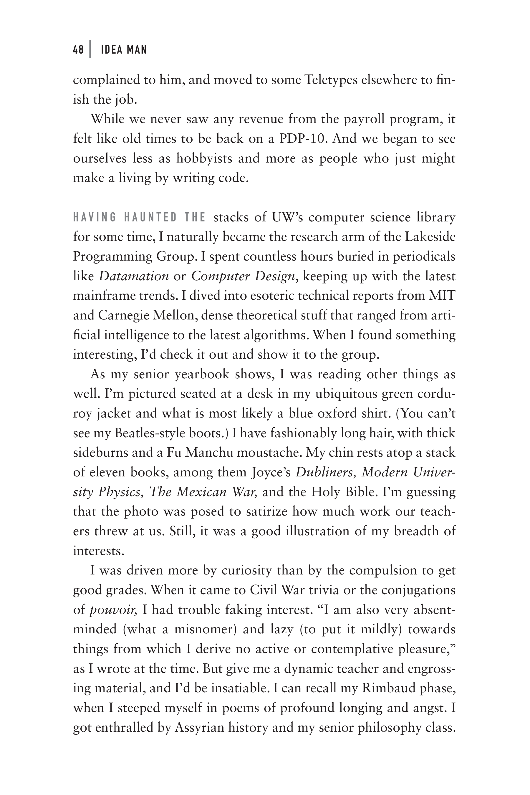 Microsoft Idea Man A Memoir by the Co-founder of Microsoft Biography — page 60