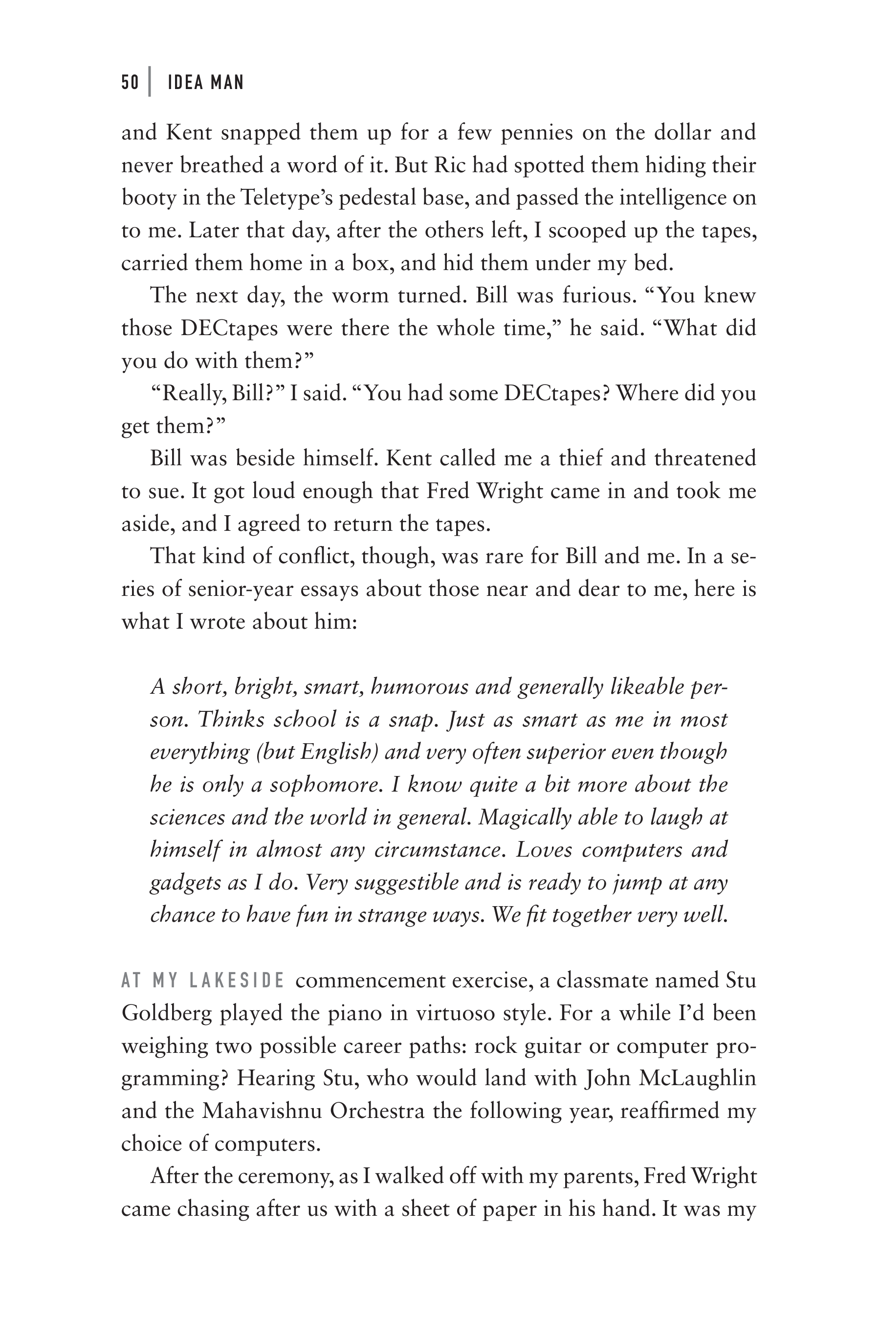 Microsoft Idea Man A Memoir by the Co-founder of Microsoft Biography — page 62