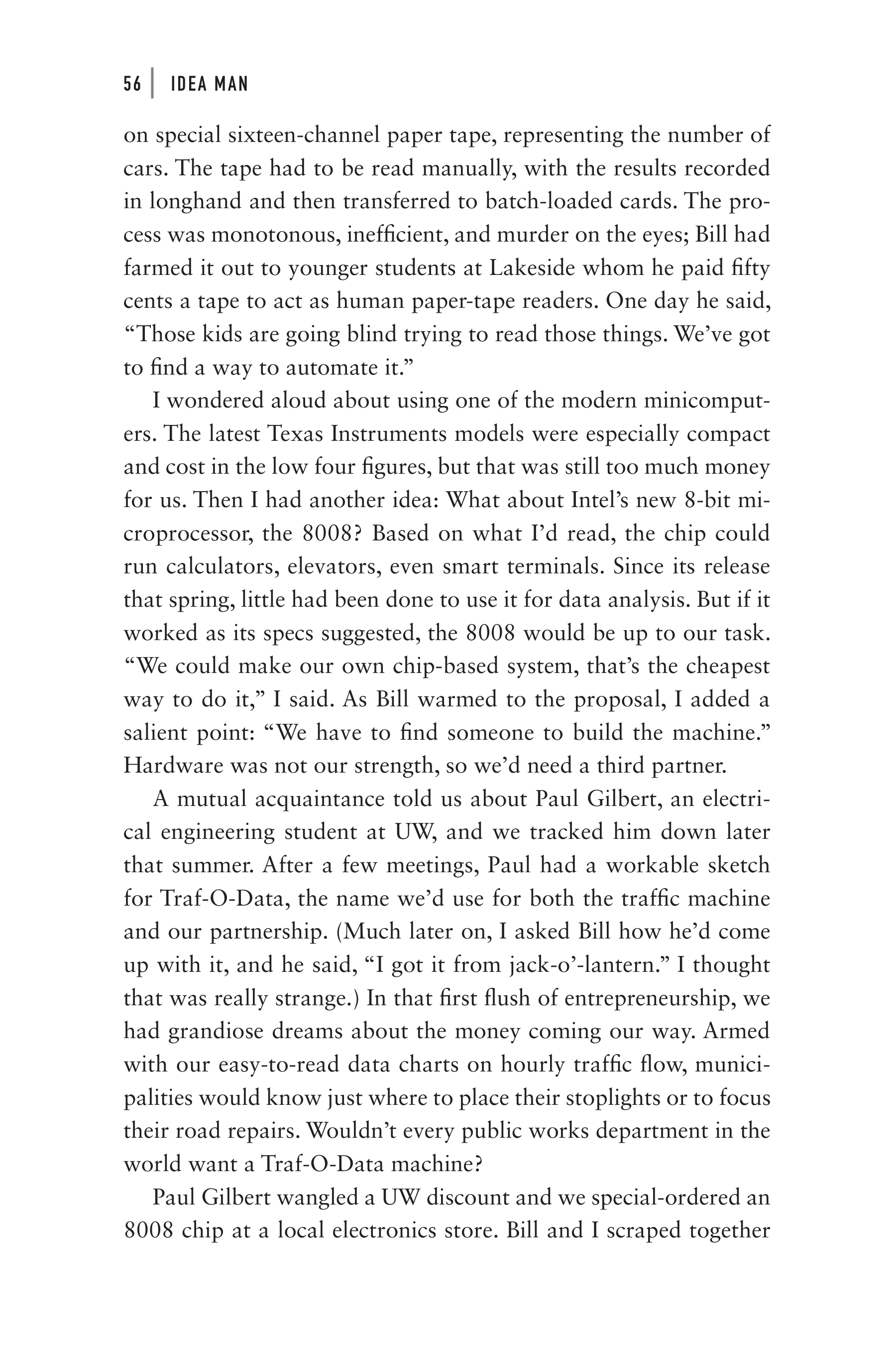 Microsoft Idea Man A Memoir by the Co-founder of Microsoft Biography — page 68