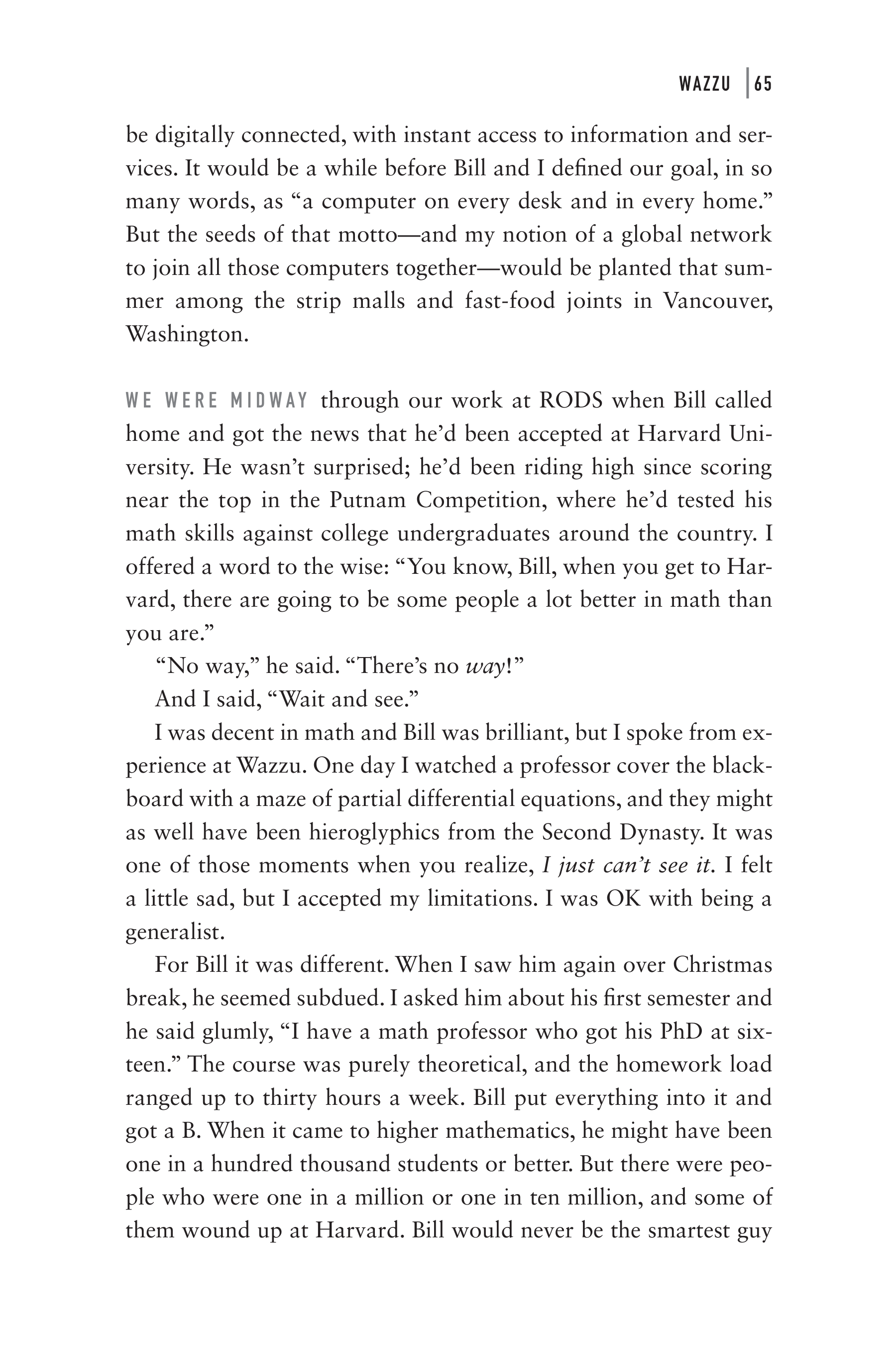 Microsoft Idea Man A Memoir by the Co-founder of Microsoft Biography — page 77