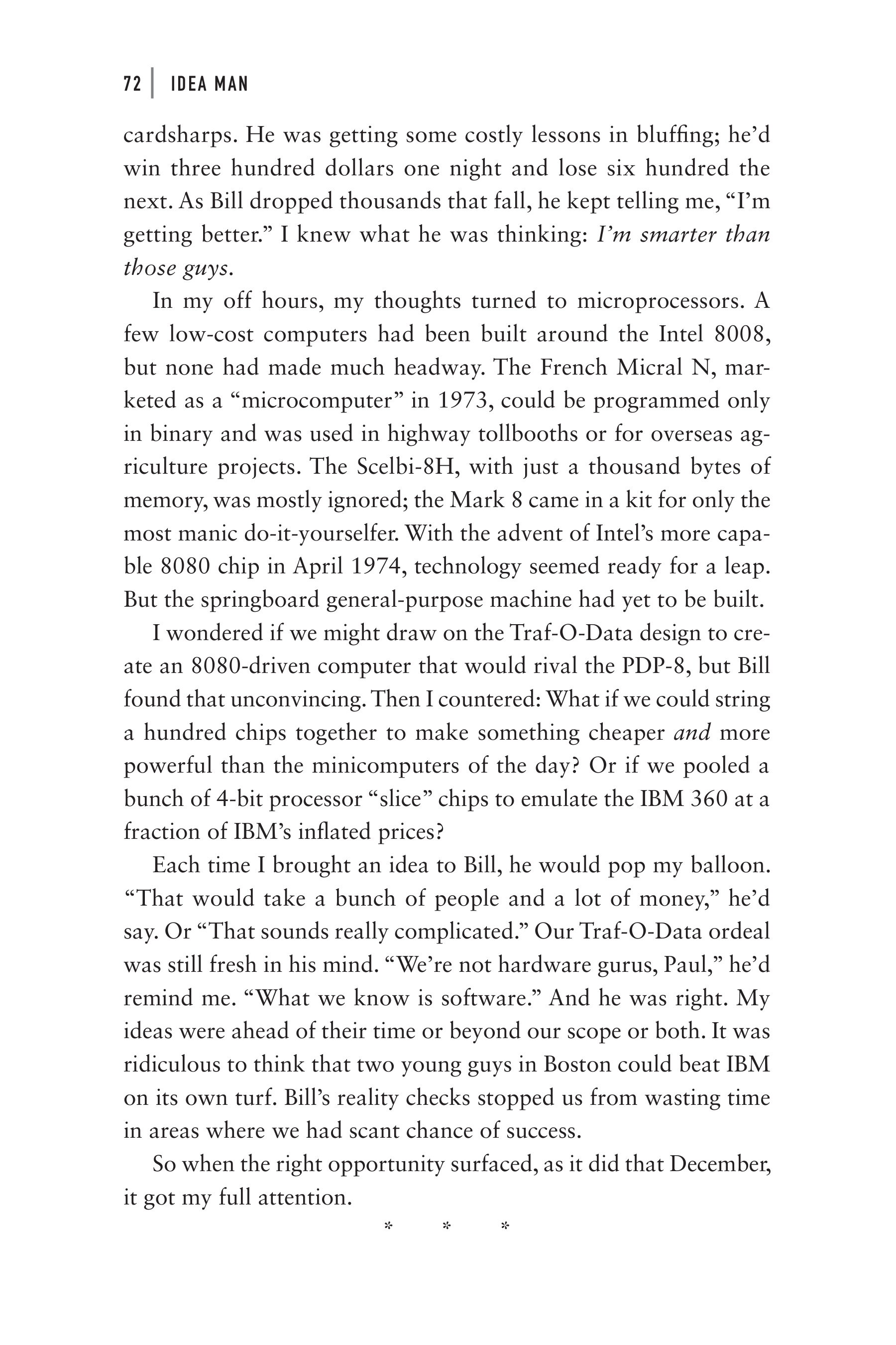 Microsoft Idea Man A Memoir by the Co-founder of Microsoft Biography — page 84