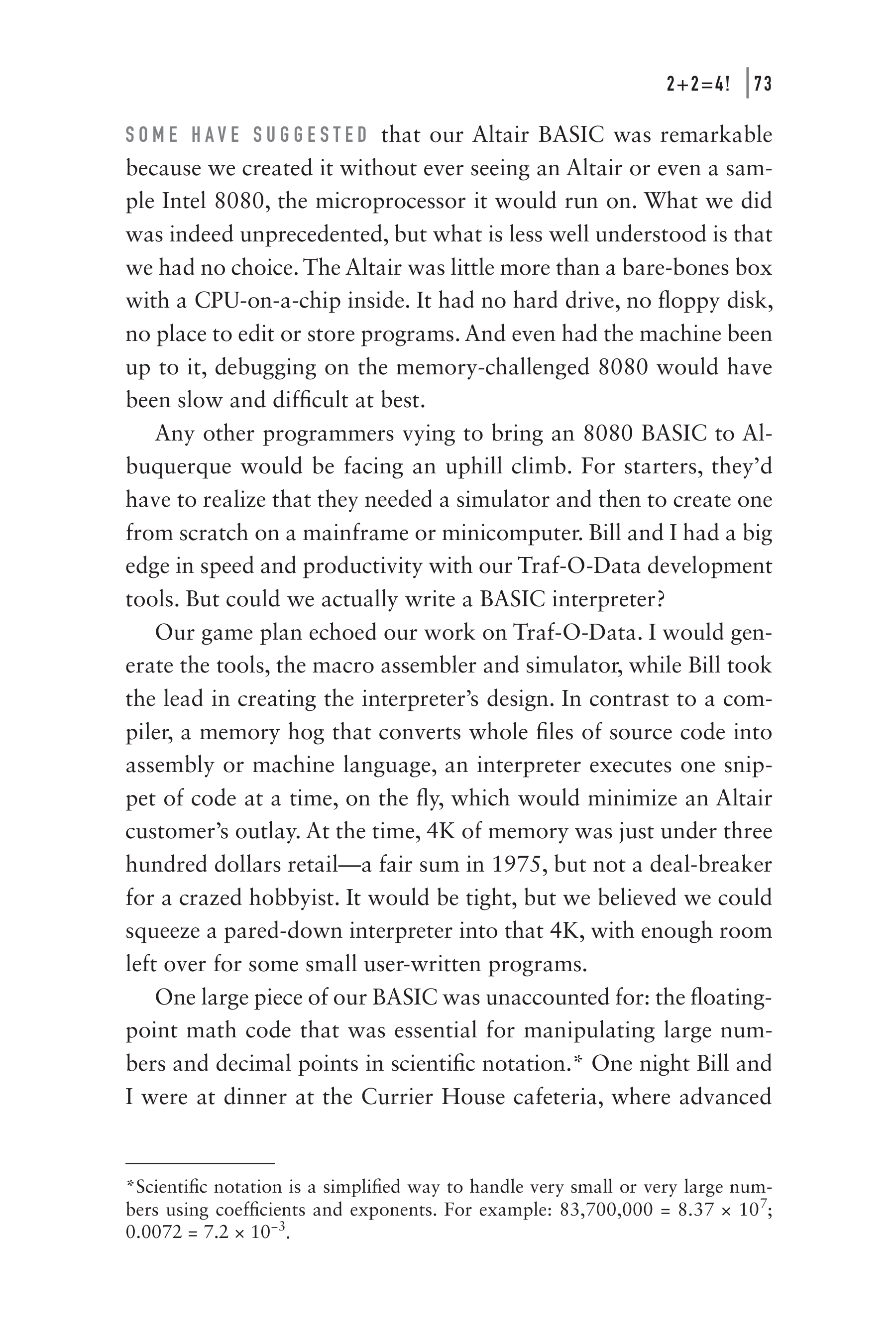 Microsoft Idea Man A Memoir by the Co-founder of Microsoft Biography — page 85
