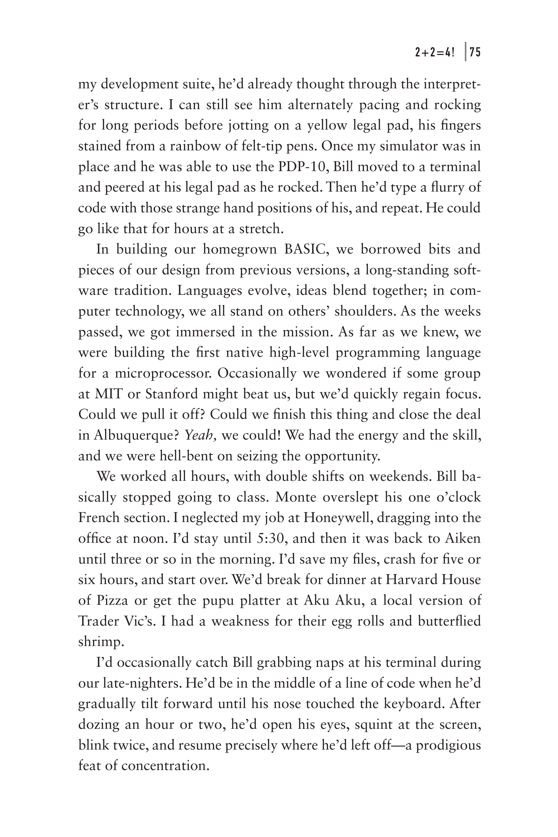 Microsoft Idea Man A Memoir by the Co-founder of Microsoft Biography — page 87