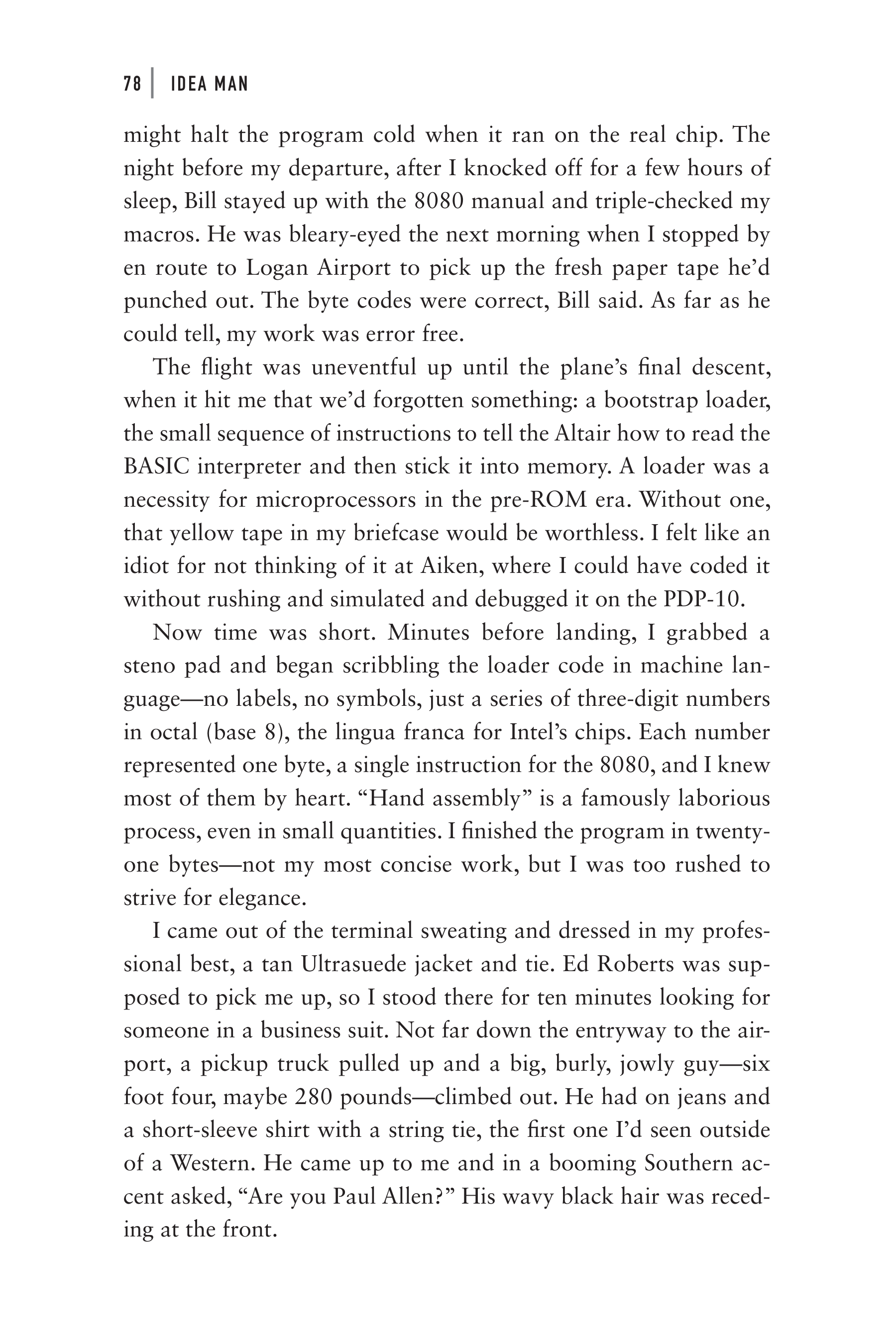 Microsoft Idea Man A Memoir by the Co-founder of Microsoft Biography — page 90
