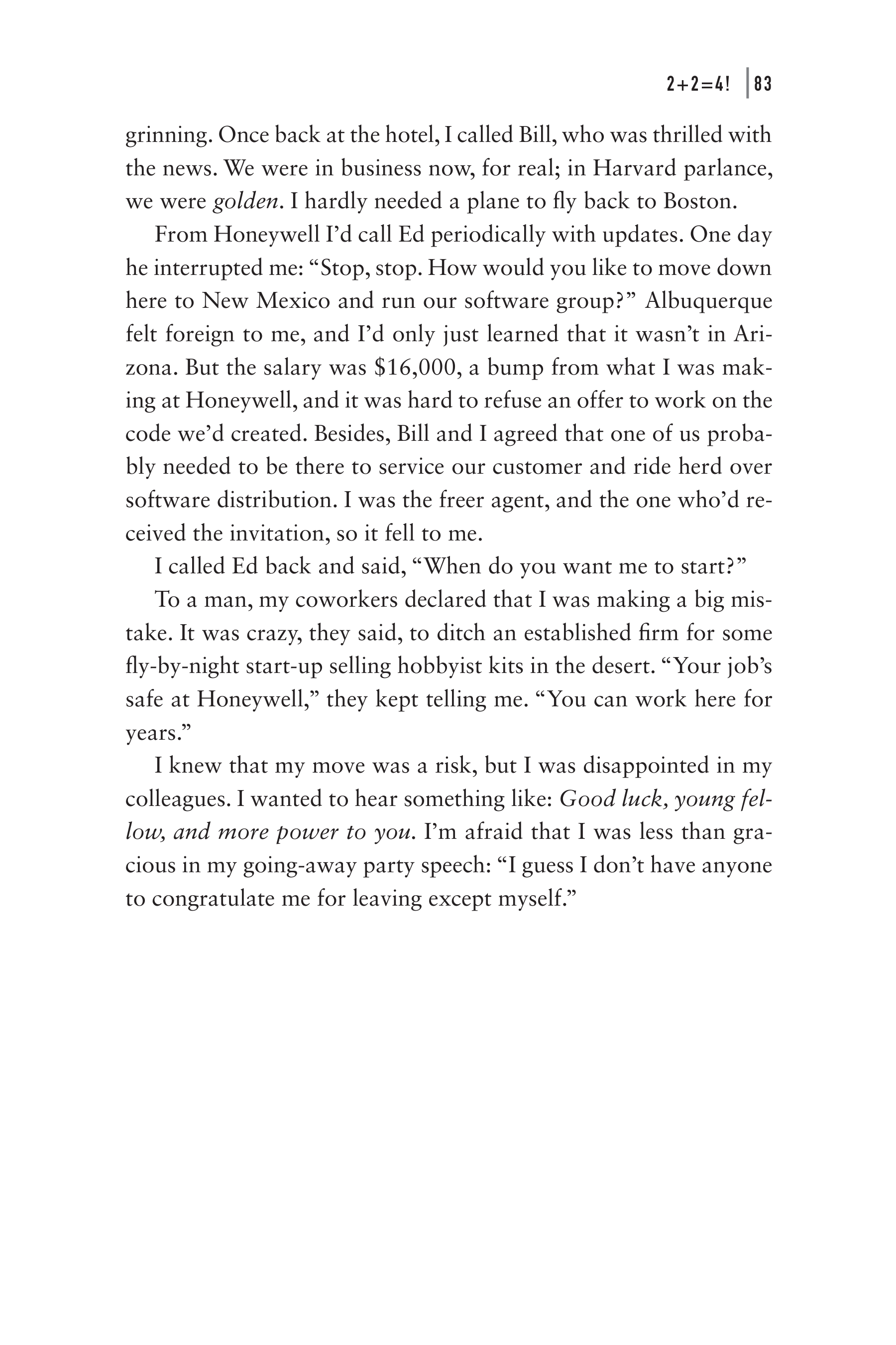 Microsoft Idea Man A Memoir by the Co-founder of Microsoft Biography — page 95
