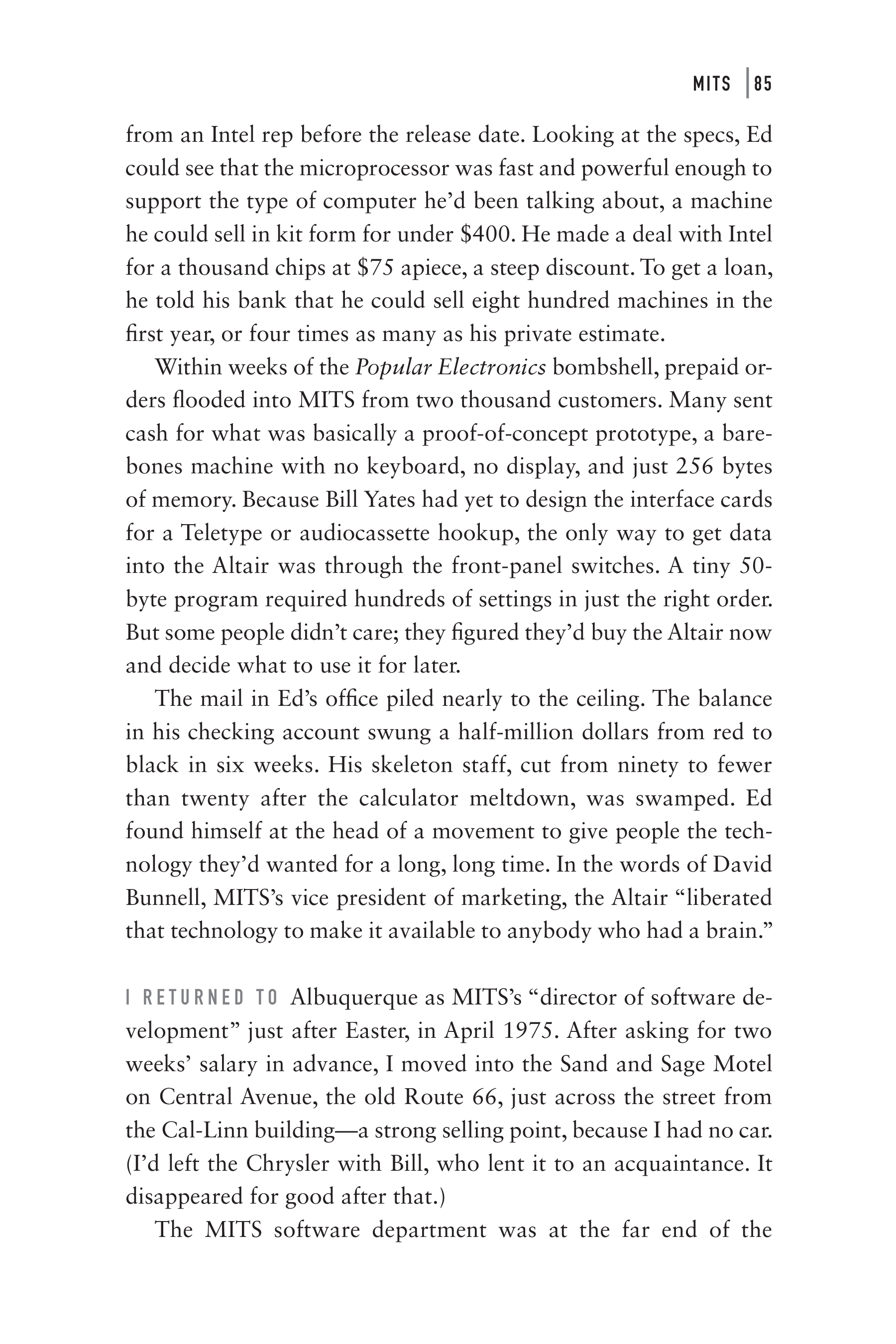 Microsoft Idea Man A Memoir by the Co-founder of Microsoft Biography — page 97