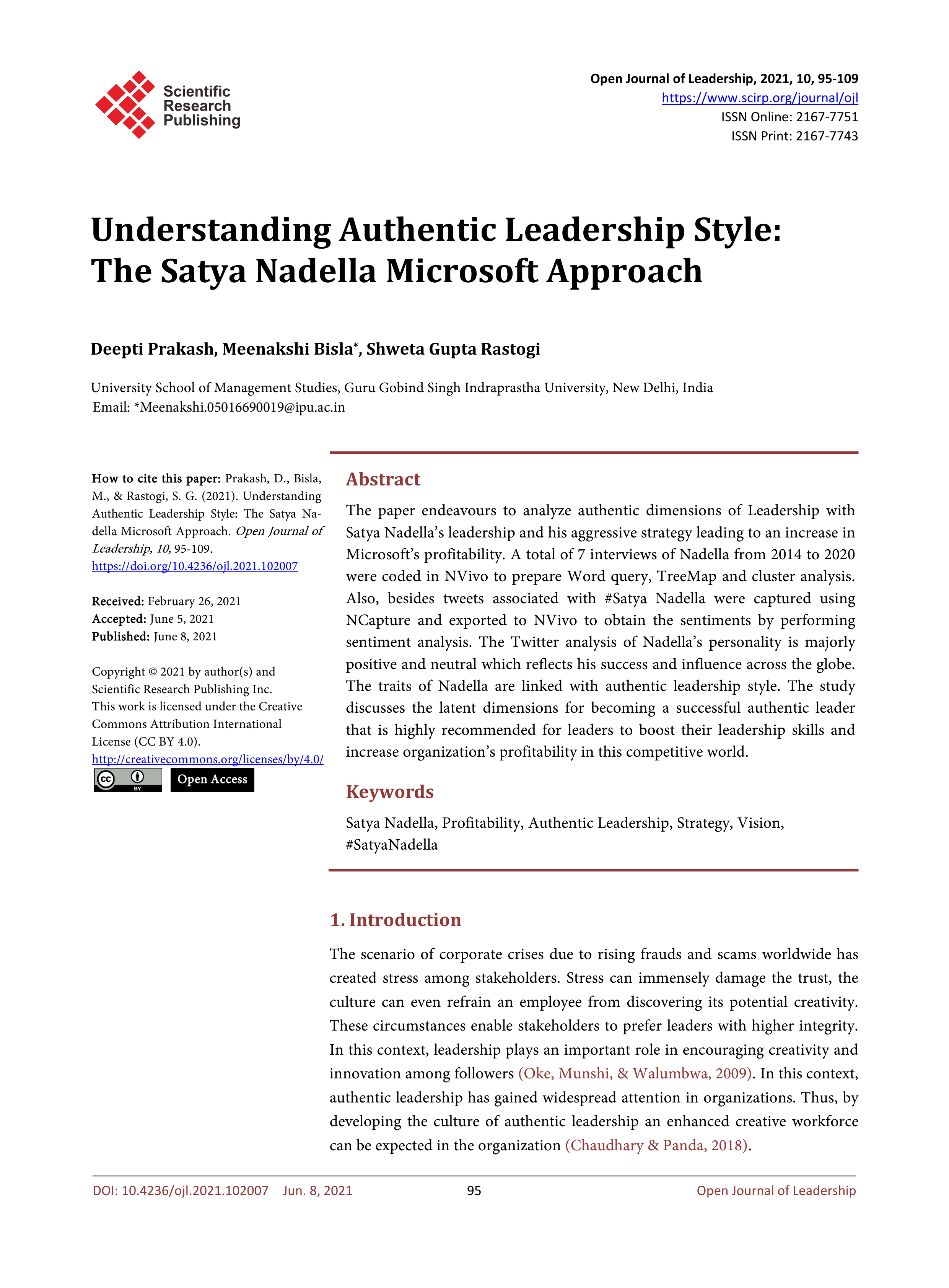 Microsoft Leadership Skills — page 1