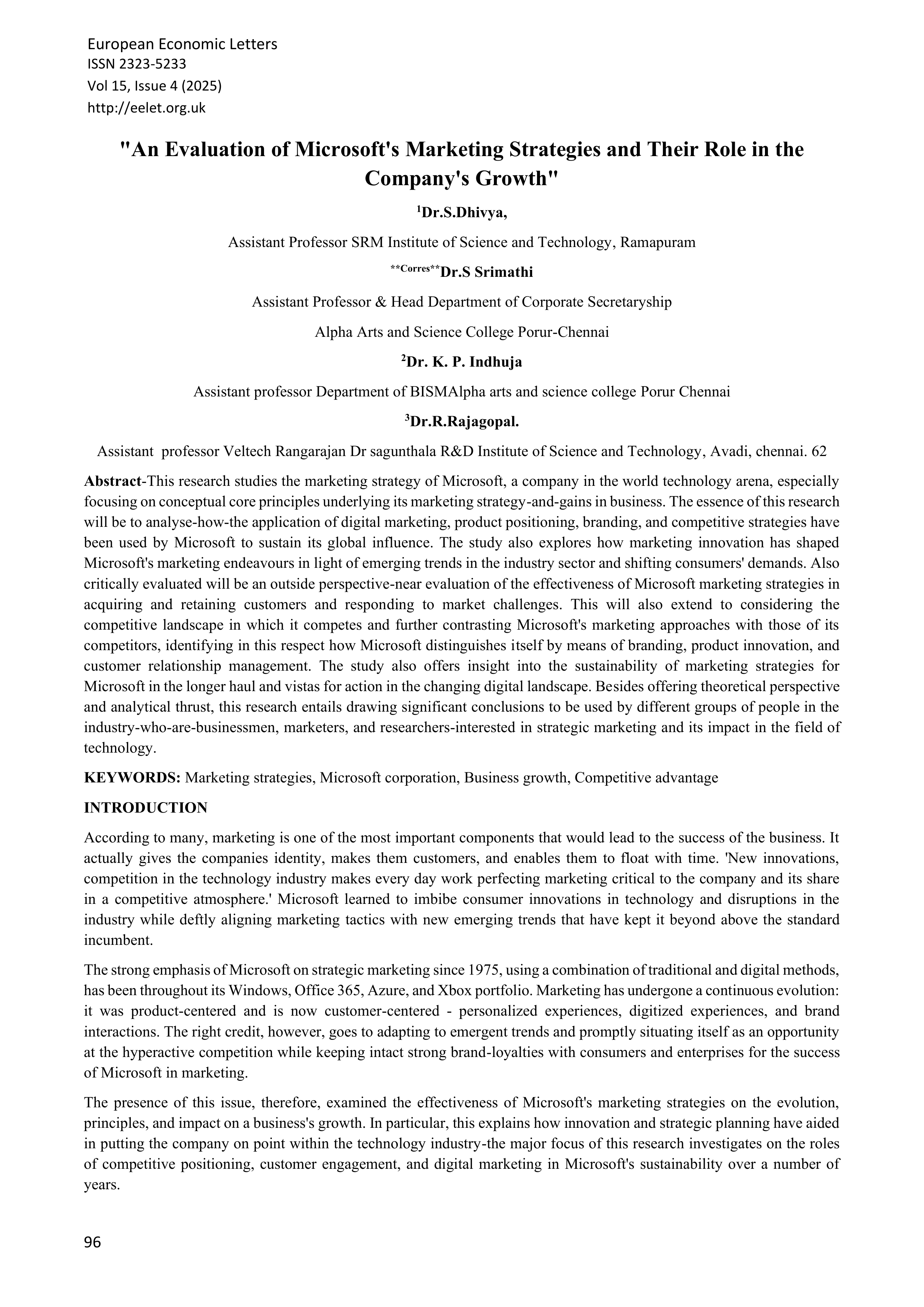 Microsoft Marketing Strategy — page 1