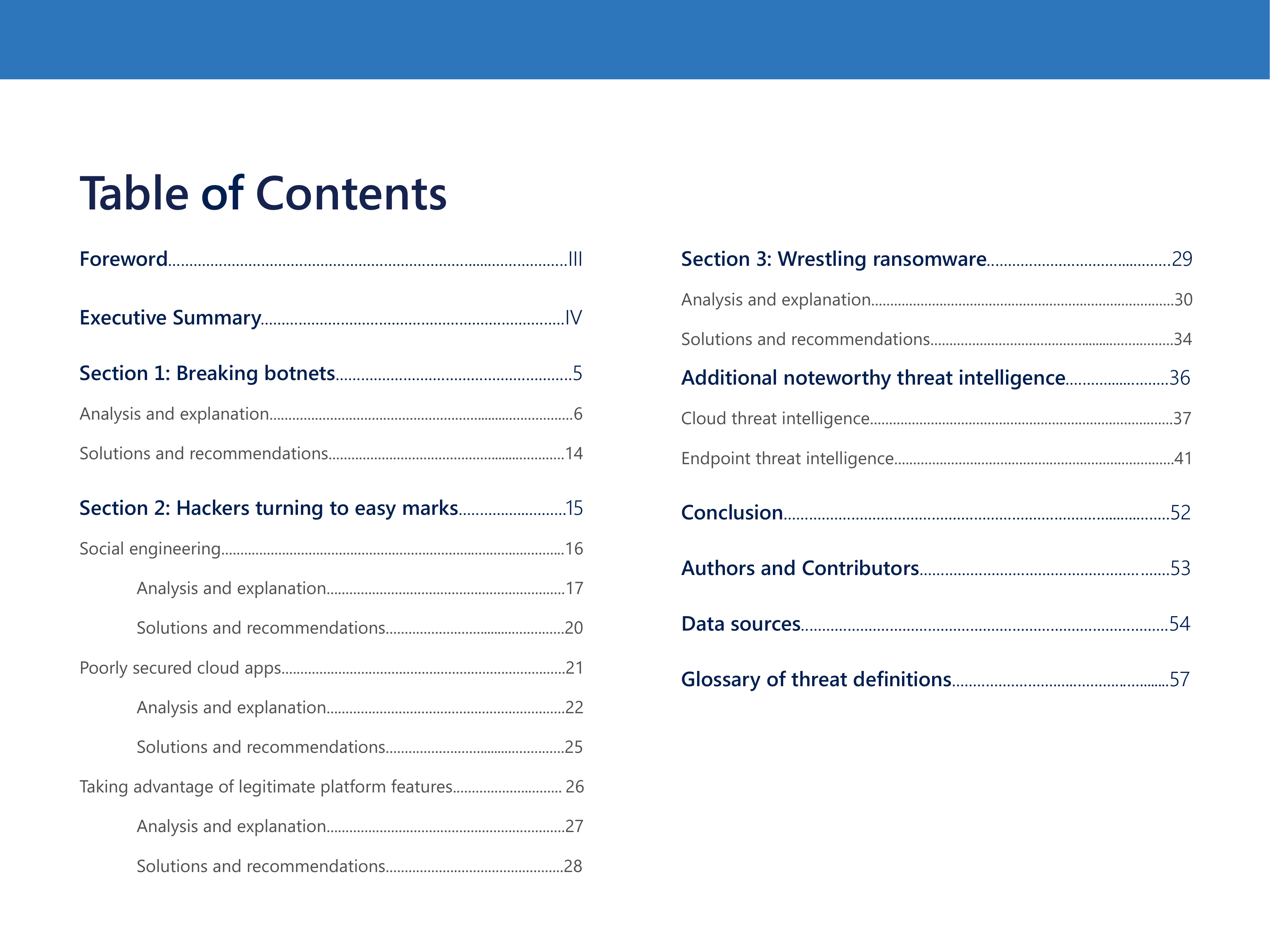 Microsoft Security Intelligence Report — page 2