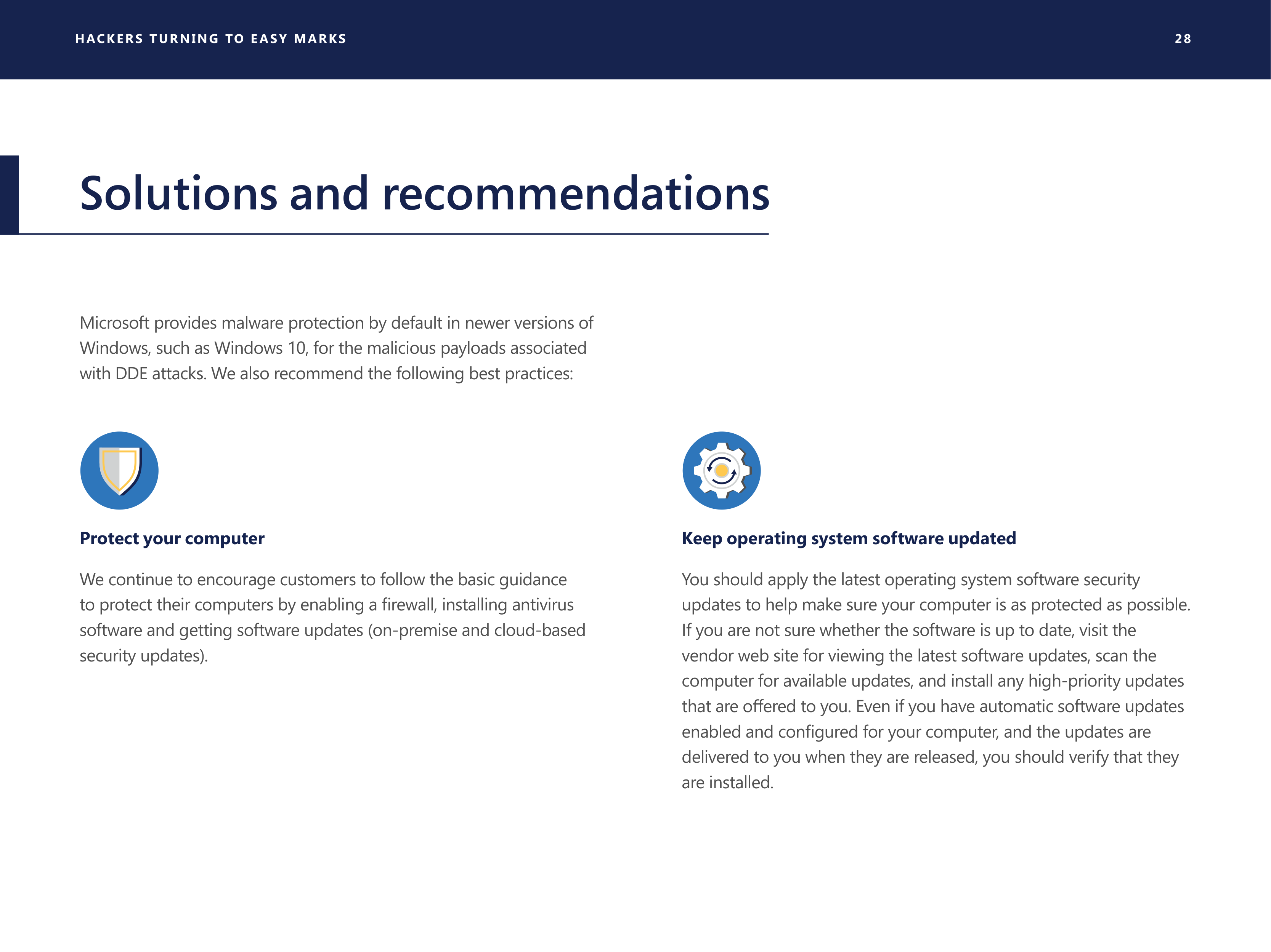 Microsoft Security Intelligence Report — page 28