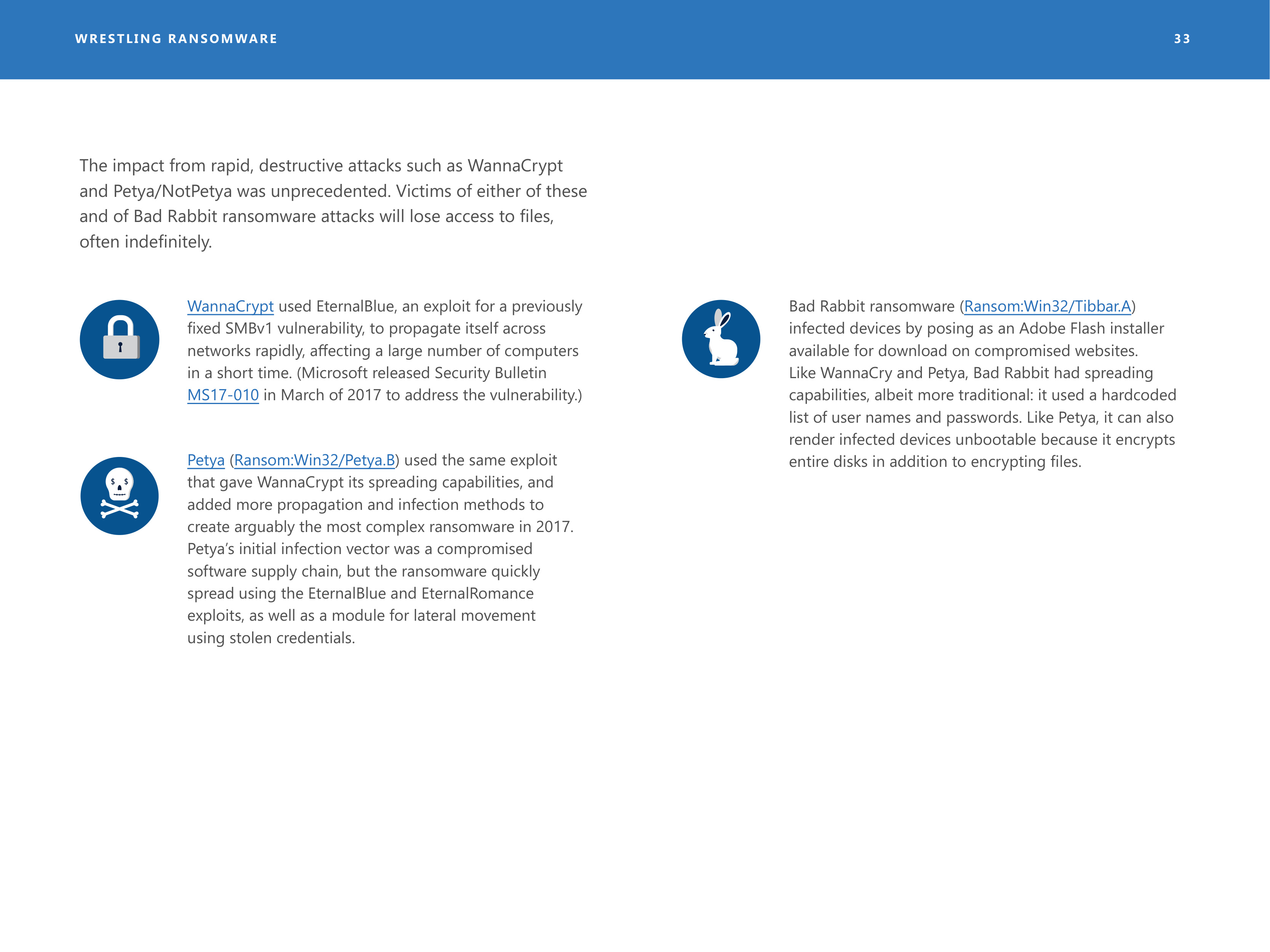 Microsoft Security Intelligence Report — page 33