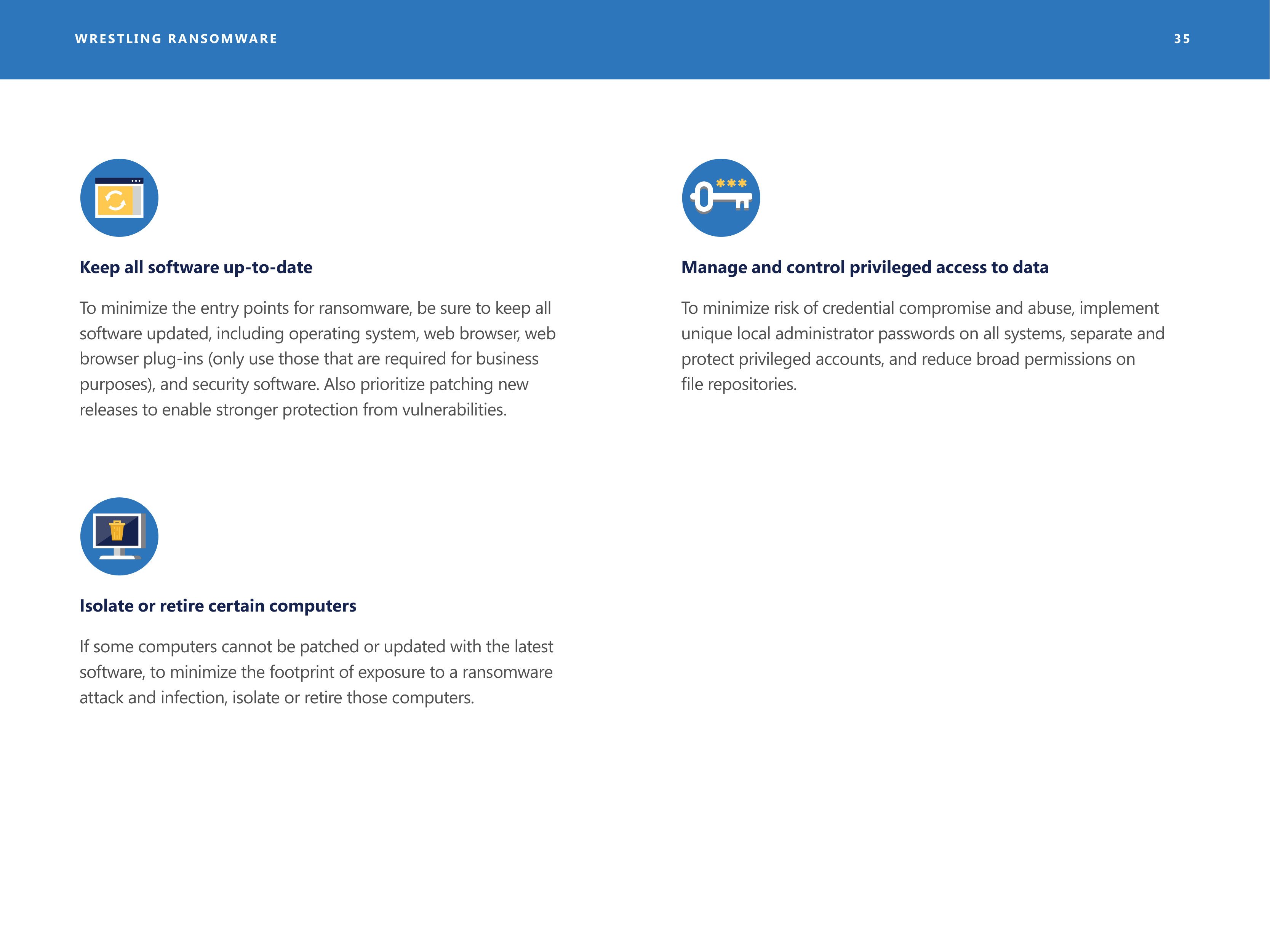 Microsoft Security Intelligence Report — page 35