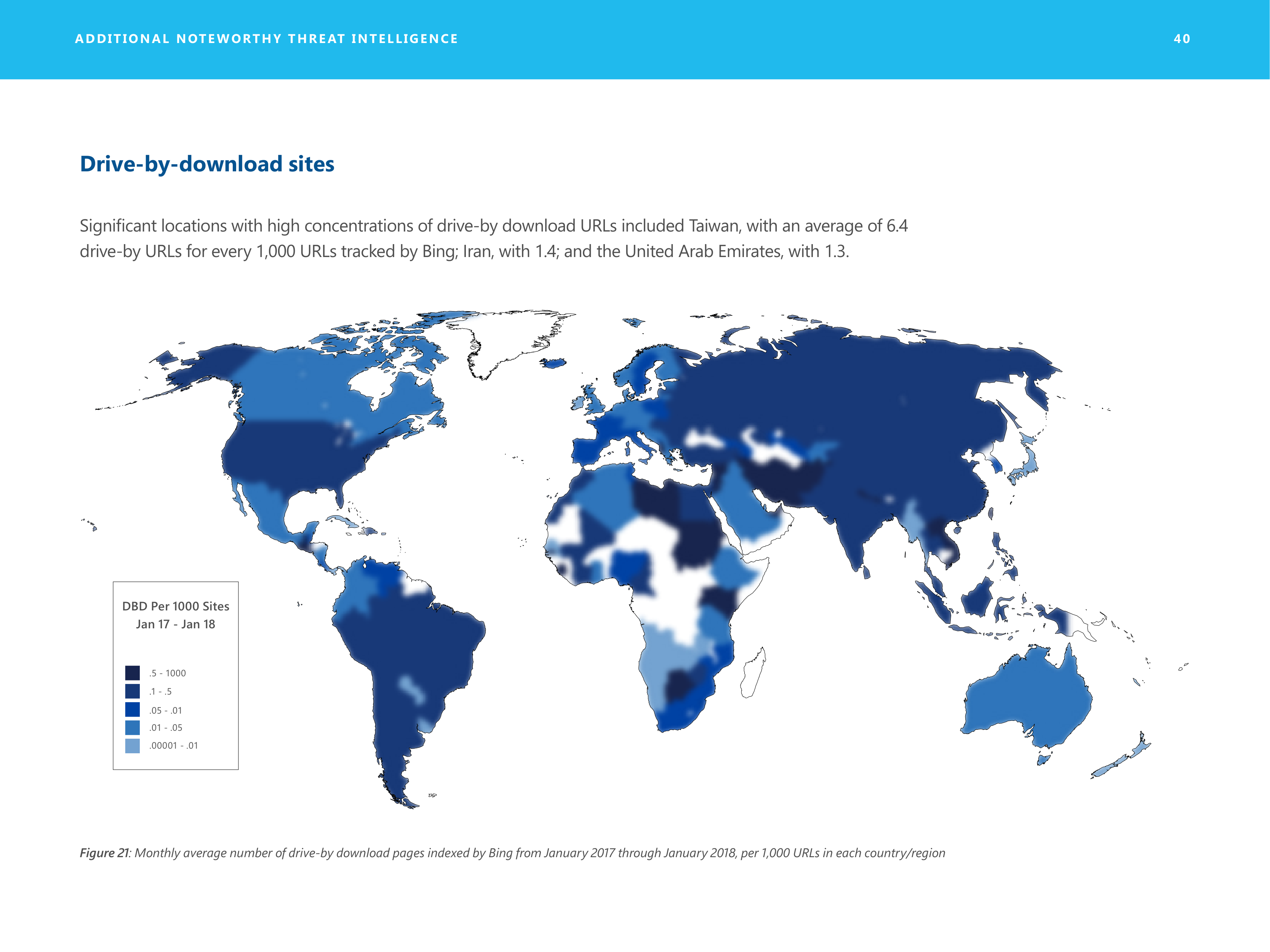 Microsoft Security Intelligence Report — page 40