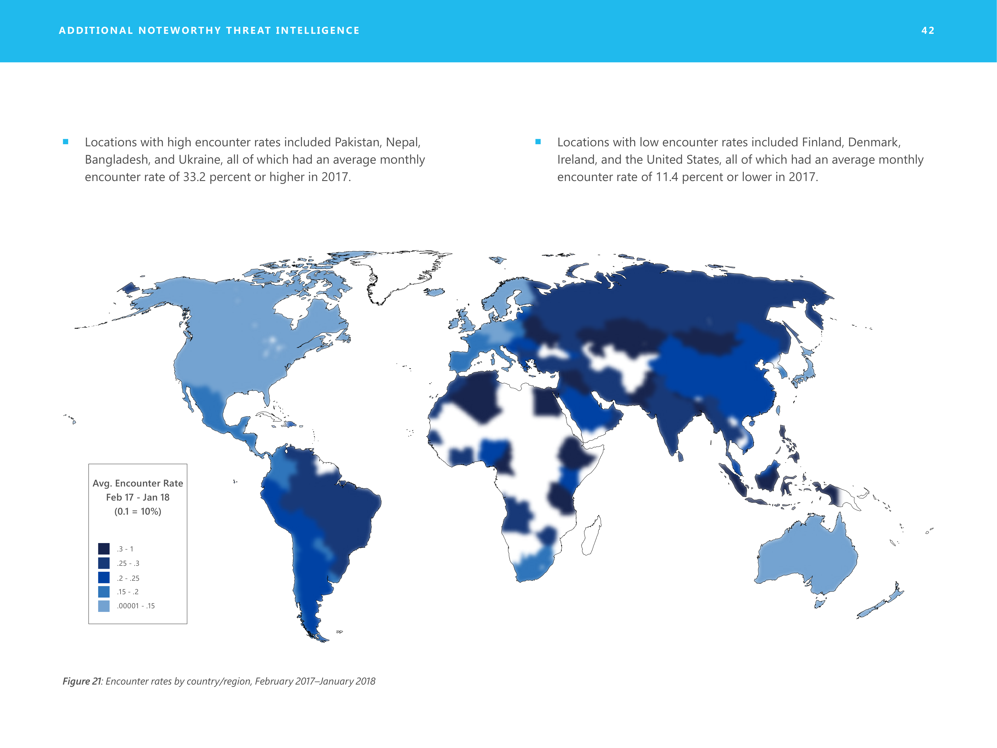Microsoft Security Intelligence Report — page 42