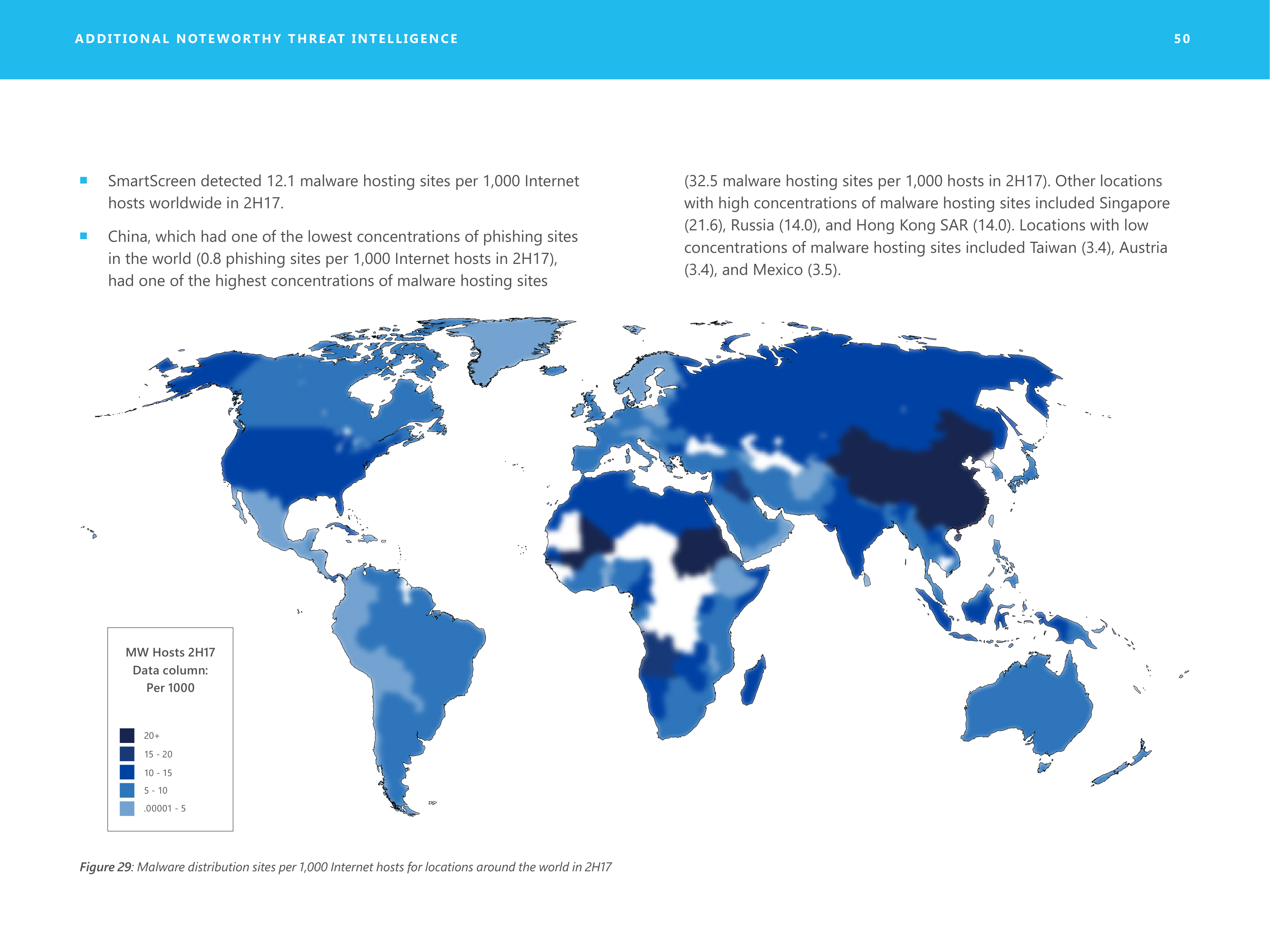 Microsoft Security Intelligence Report — page 50