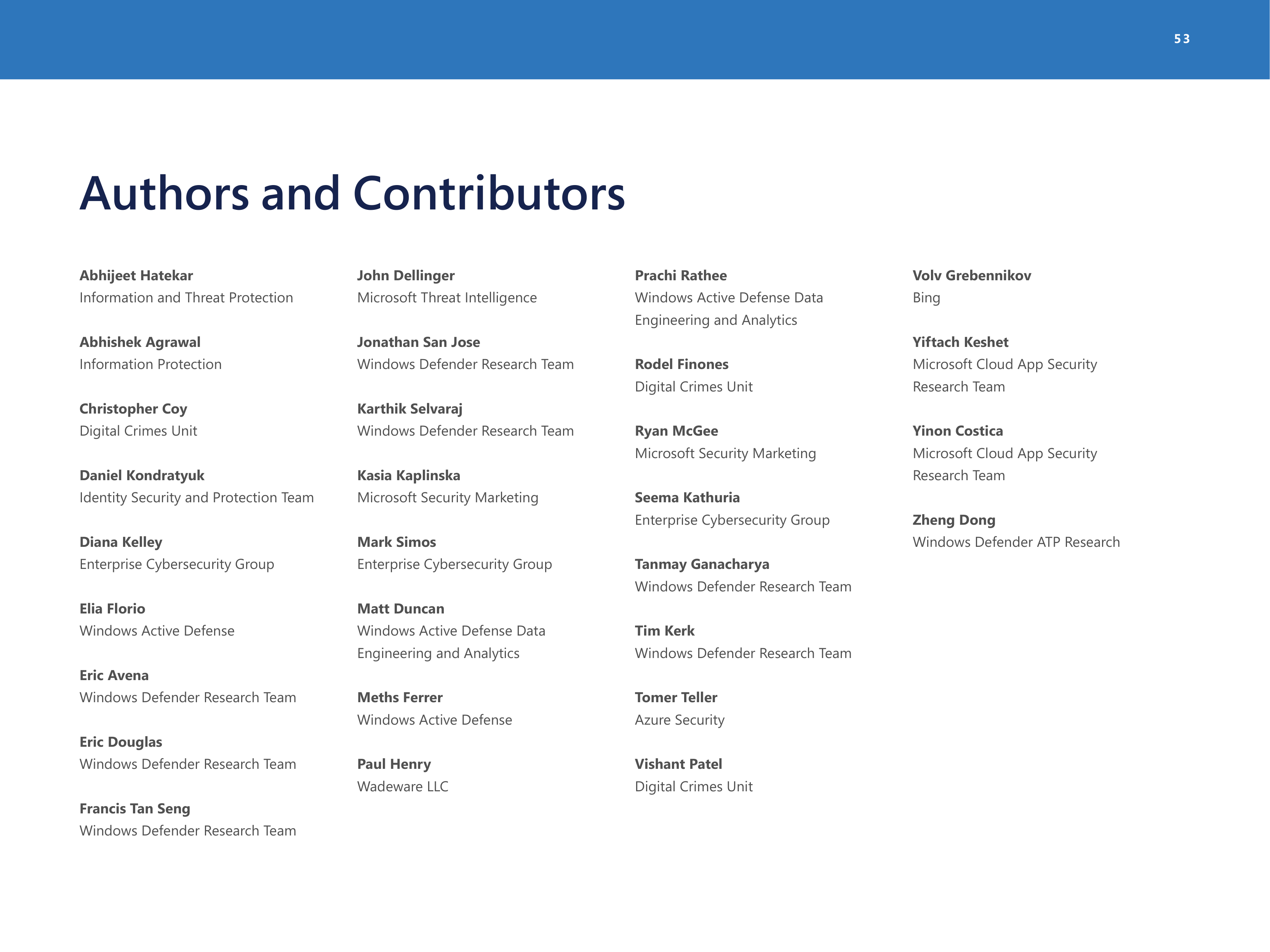 Microsoft Security Intelligence Report — page 53