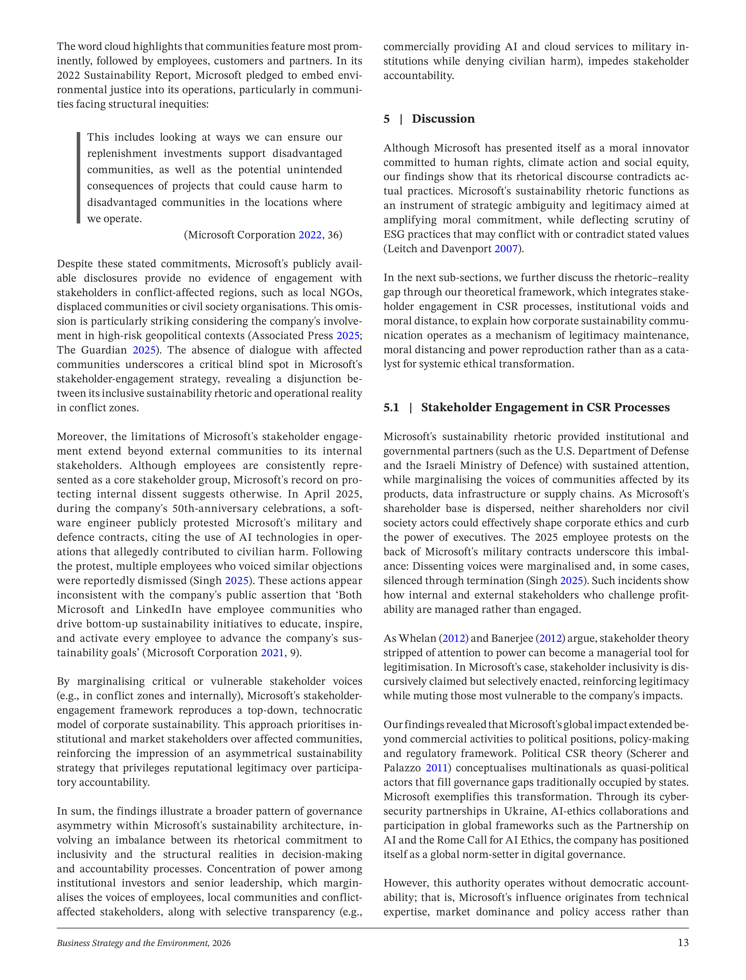 Microsoft Sustainability Report — page 13