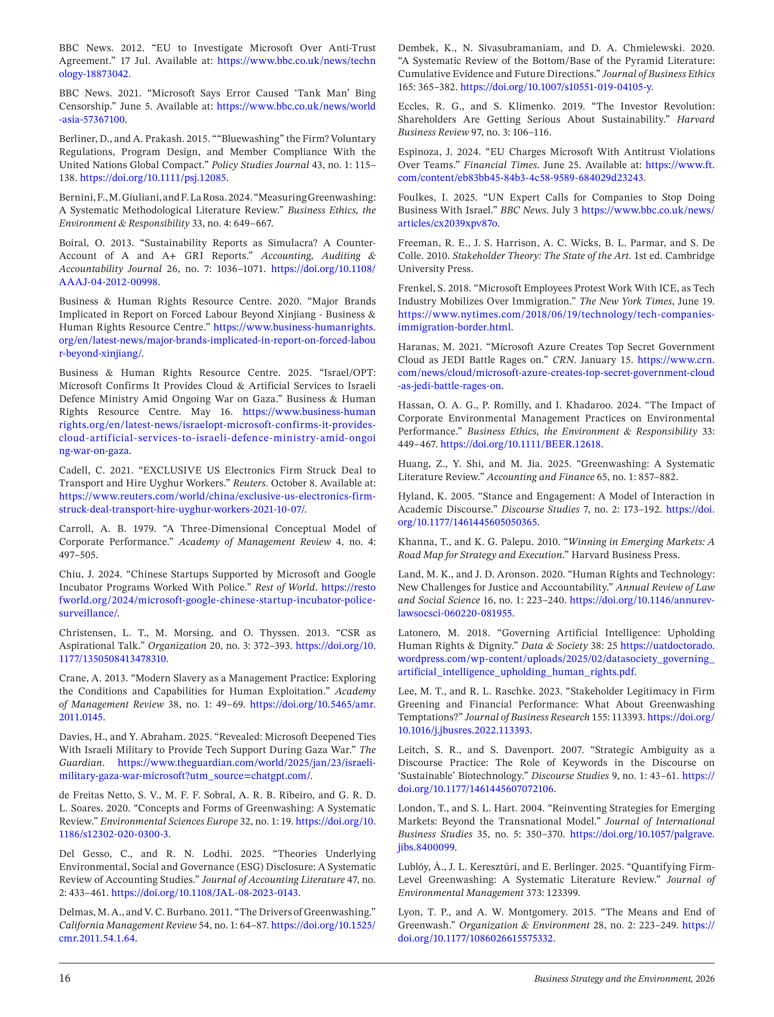 Microsoft Sustainability Report — page 16
