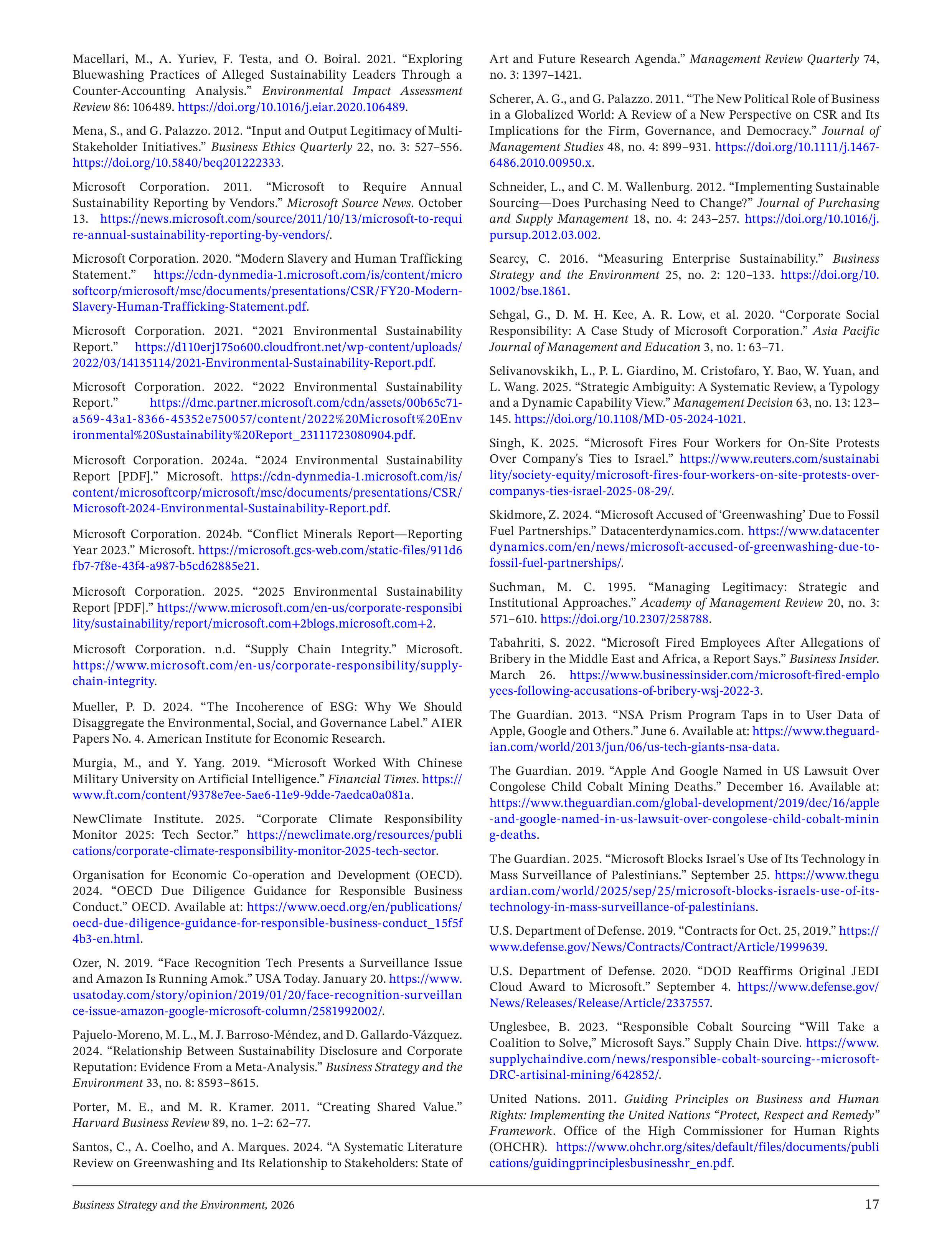 Microsoft Sustainability Report — page 17