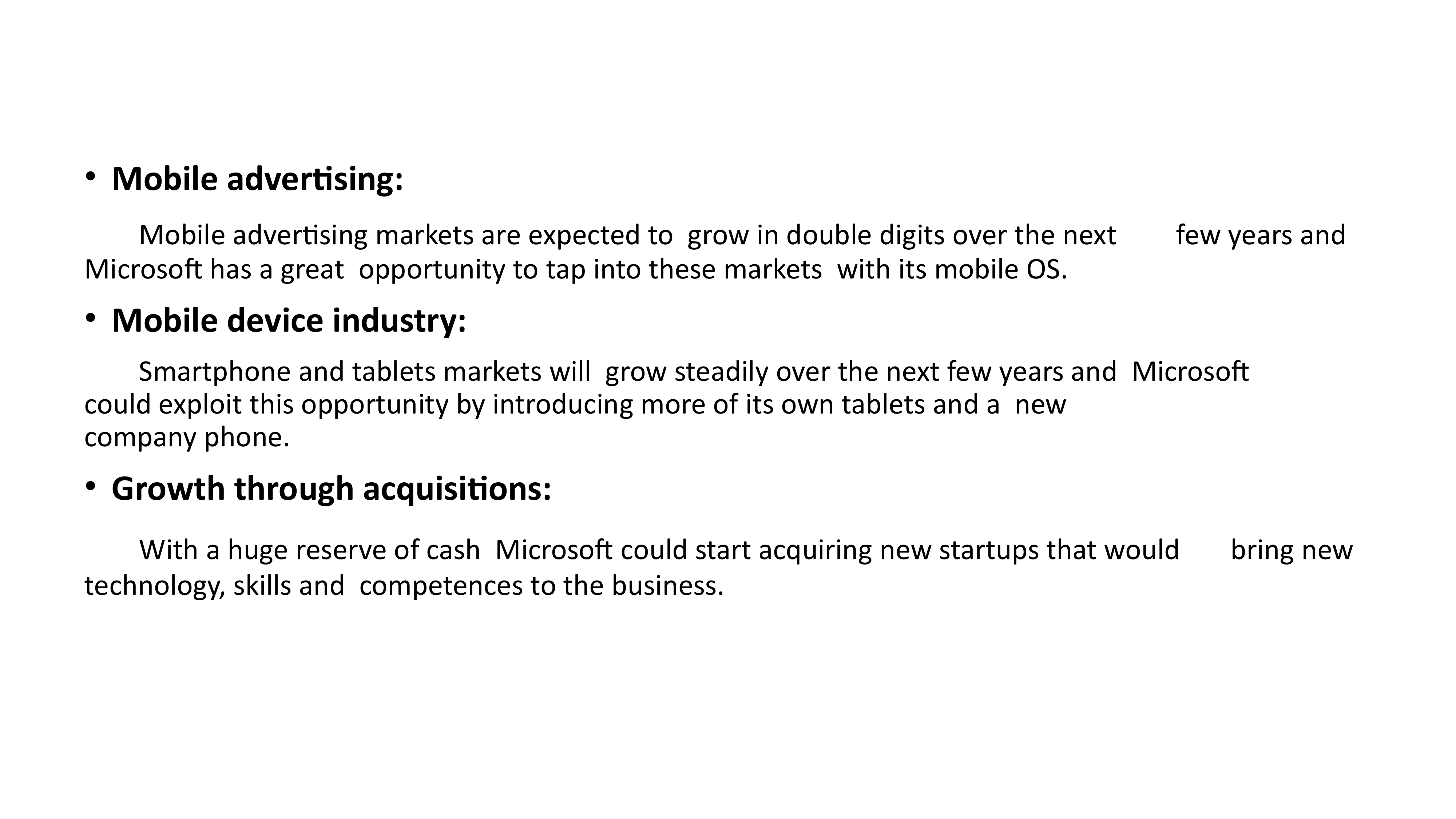 Microsoft Swot Analysis  — page 22