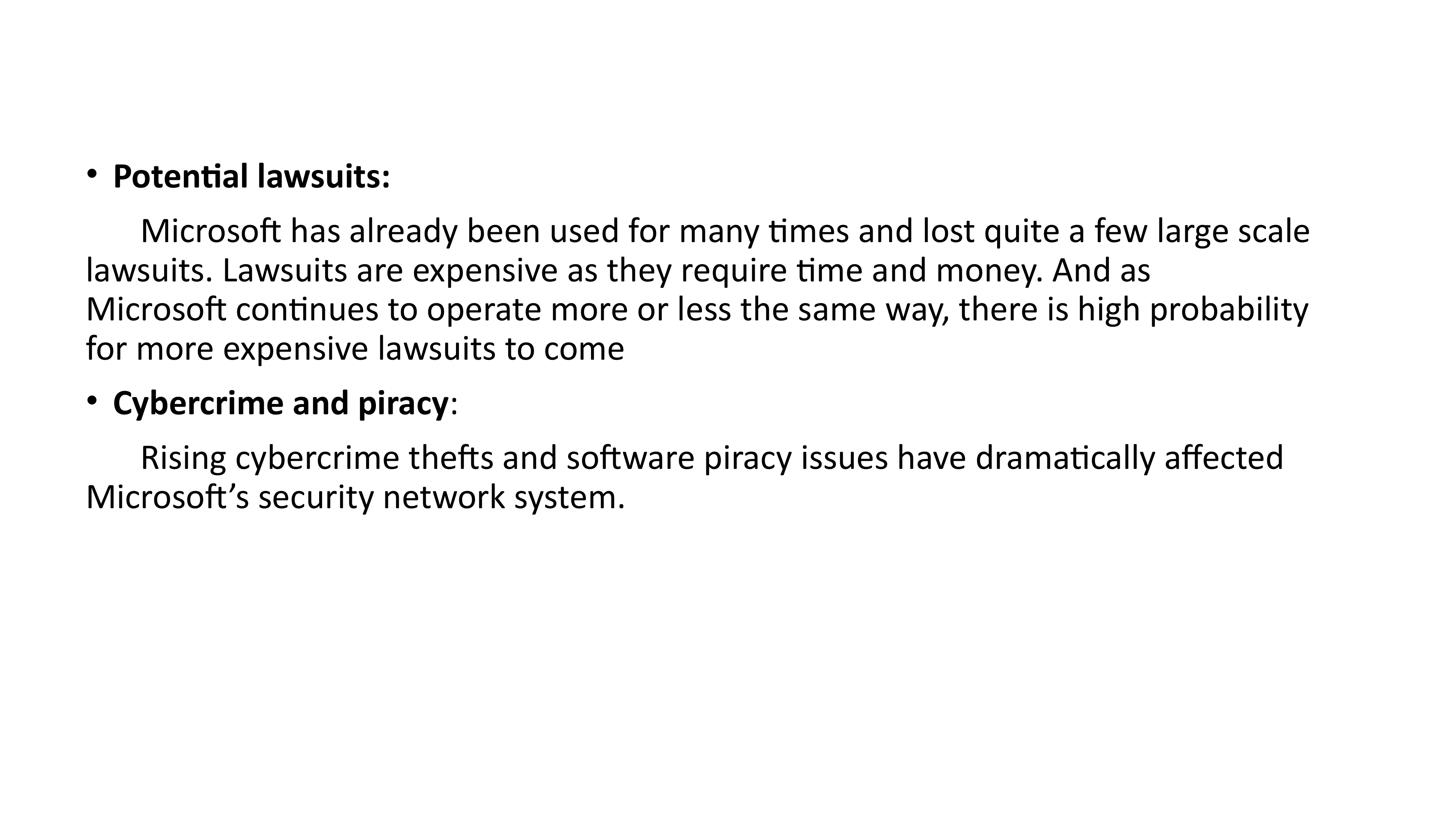 Microsoft Swot Analysis  — page 25