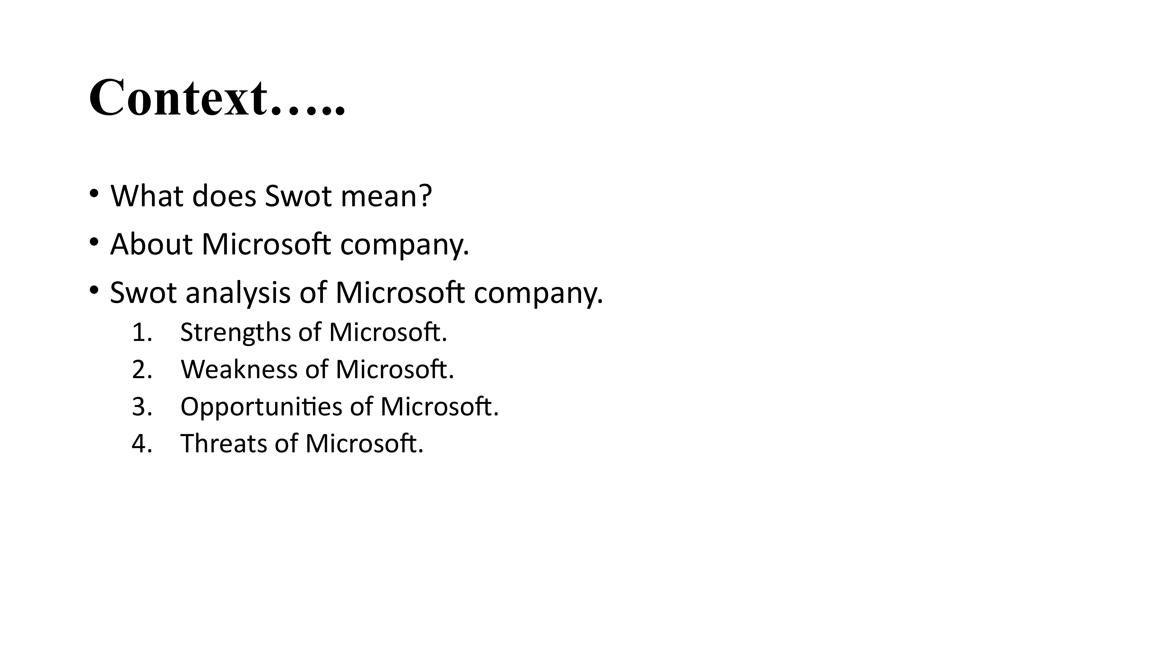 Microsoft Swot Analysis  — page 3