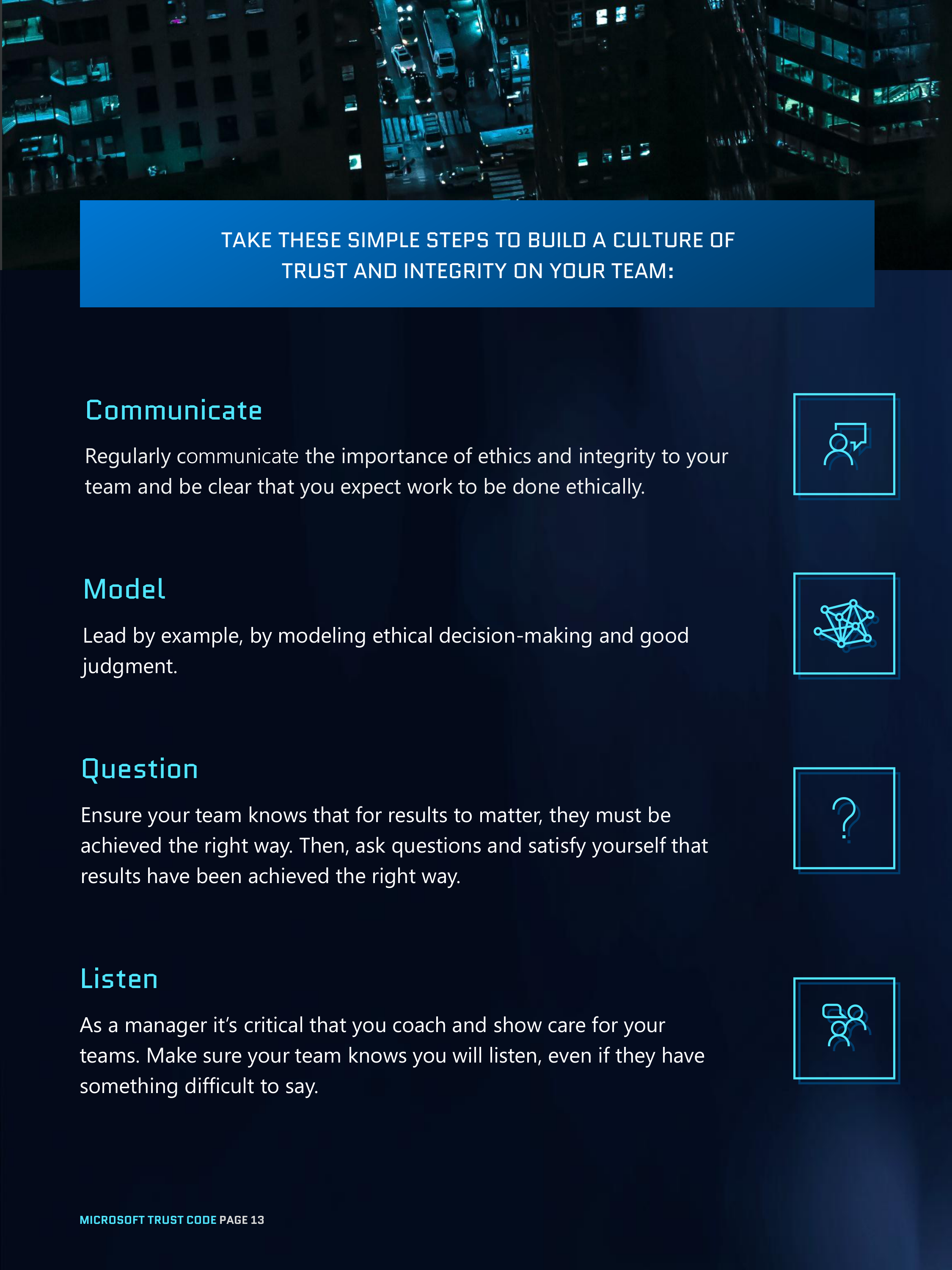 Microsoft Trust Code (Standards of Business Conduct) Handbook — page 13