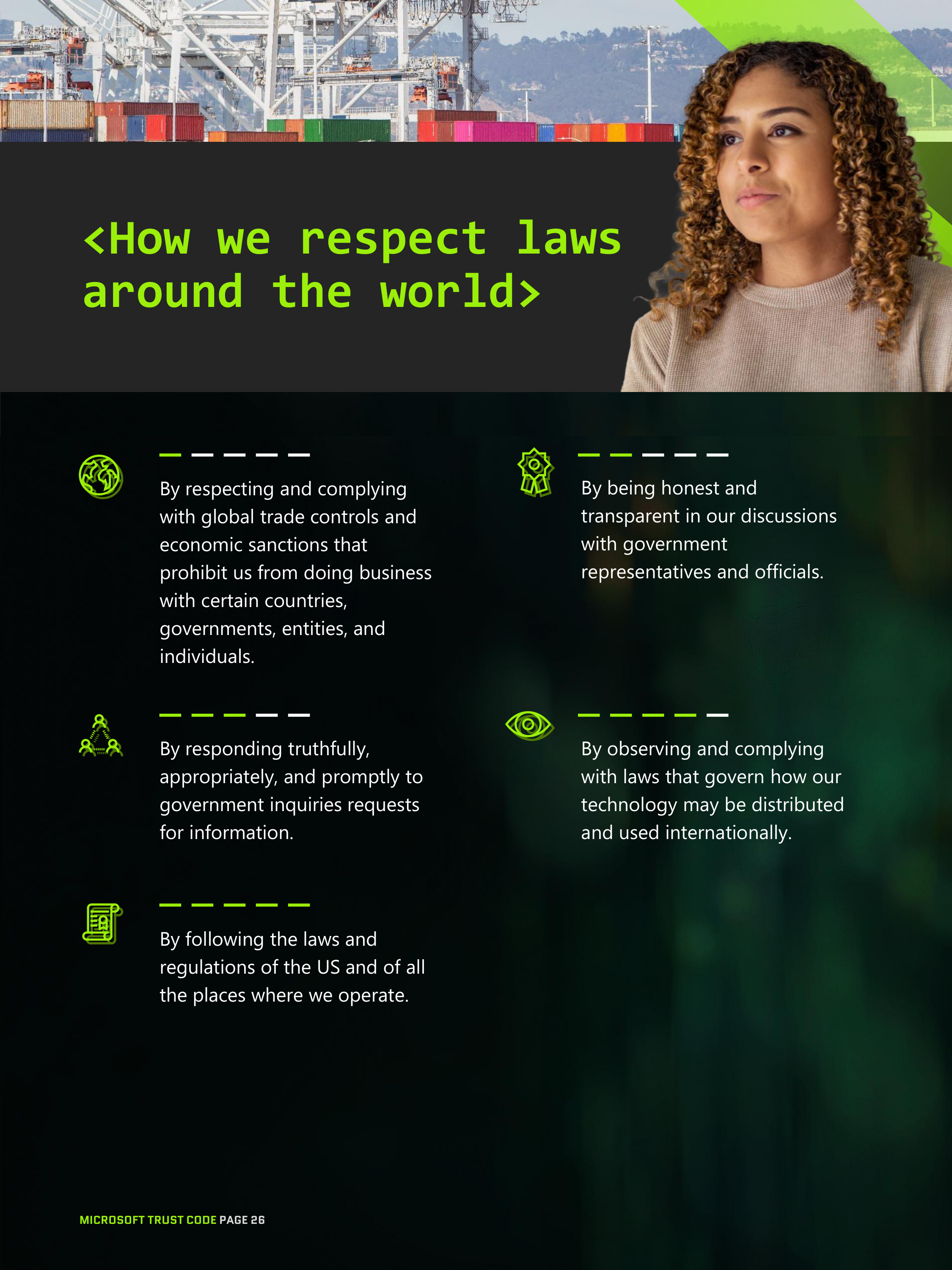 Microsoft Trust Code (Standards of Business Conduct) Handbook — page 26