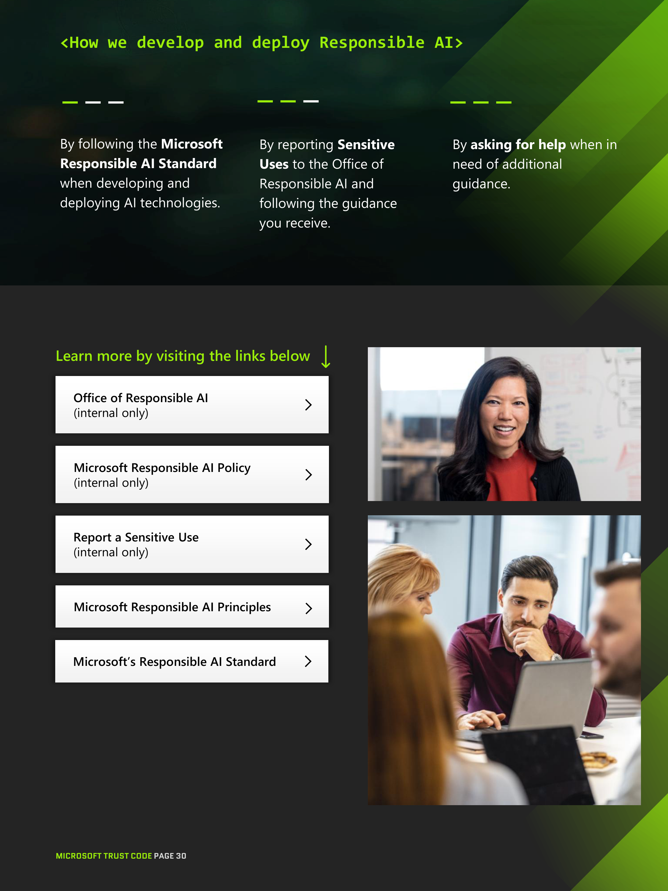 Microsoft Trust Code (Standards of Business Conduct) Handbook — page 30